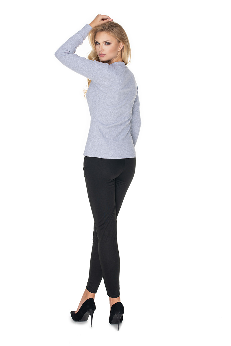 Bluzka Model 0166 Grey - PeeKaBoo134585 - Szary - obrazek 3