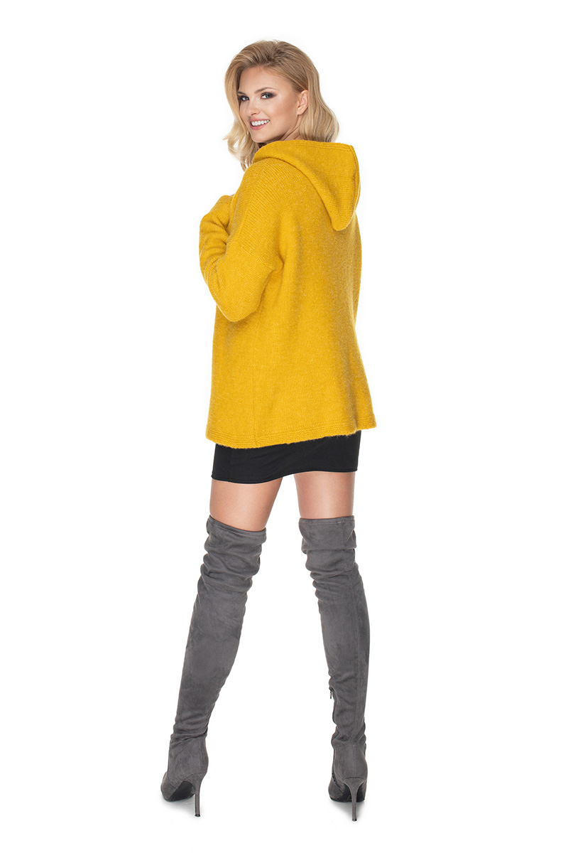 Sweter Damski Model 30070 Yellow - PeeKaBoo135297 - Żółty - obrazek 3