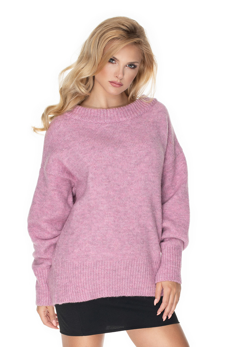 Sweter Damski Model 30064 Lila - PeeKaBoo135319 - Różowy