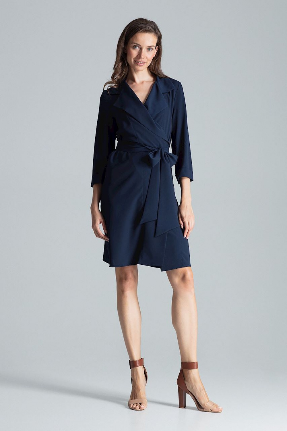 Sukienka Model M680 Navy - Figl135763 - Granatowy