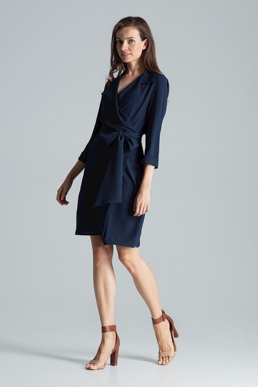 Sukienka Model M680 Navy - Figl135763 - Granatowy - obrazek 2