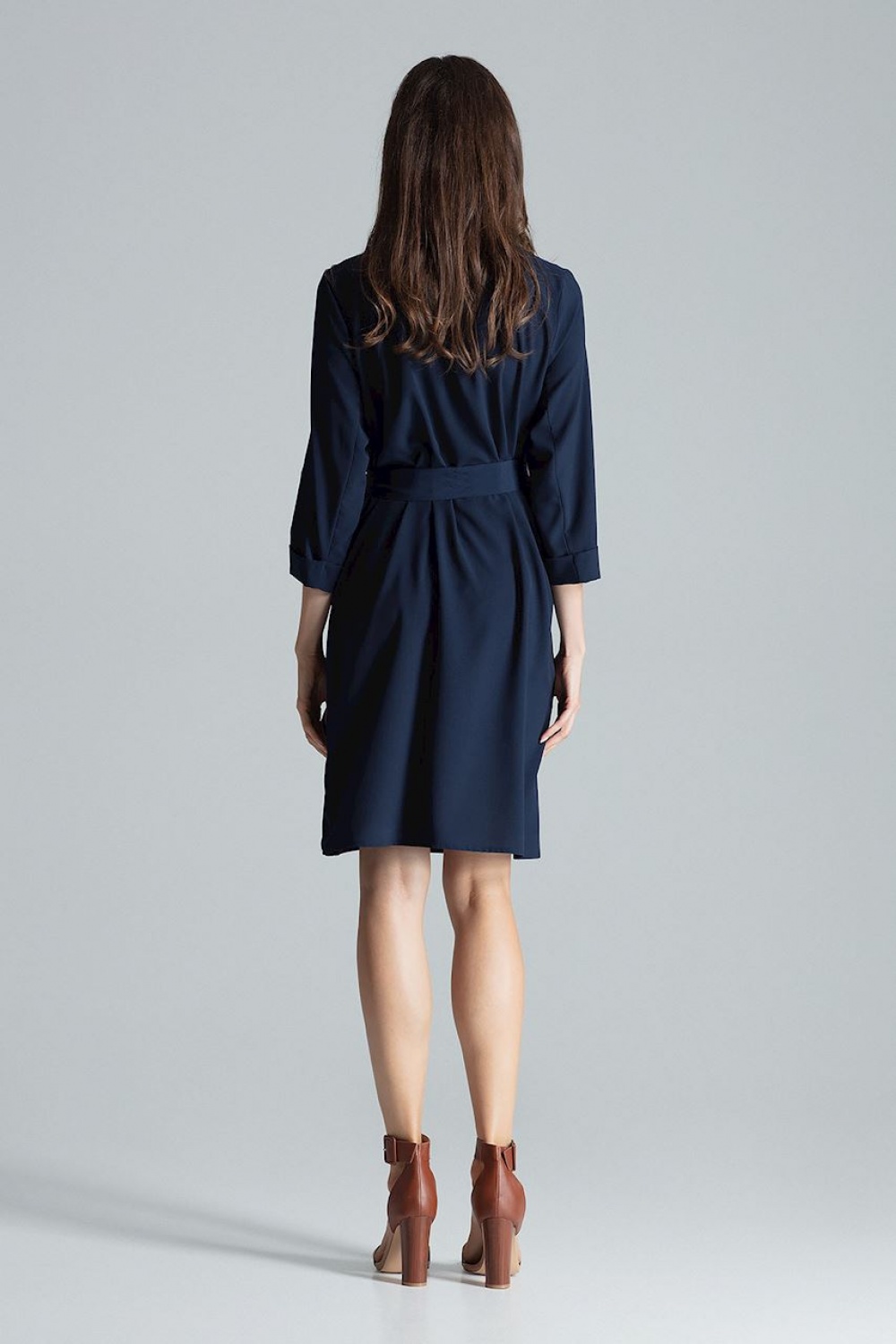 Sukienka Model M680 Navy - Figl135763 - Granatowy - obrazek 3