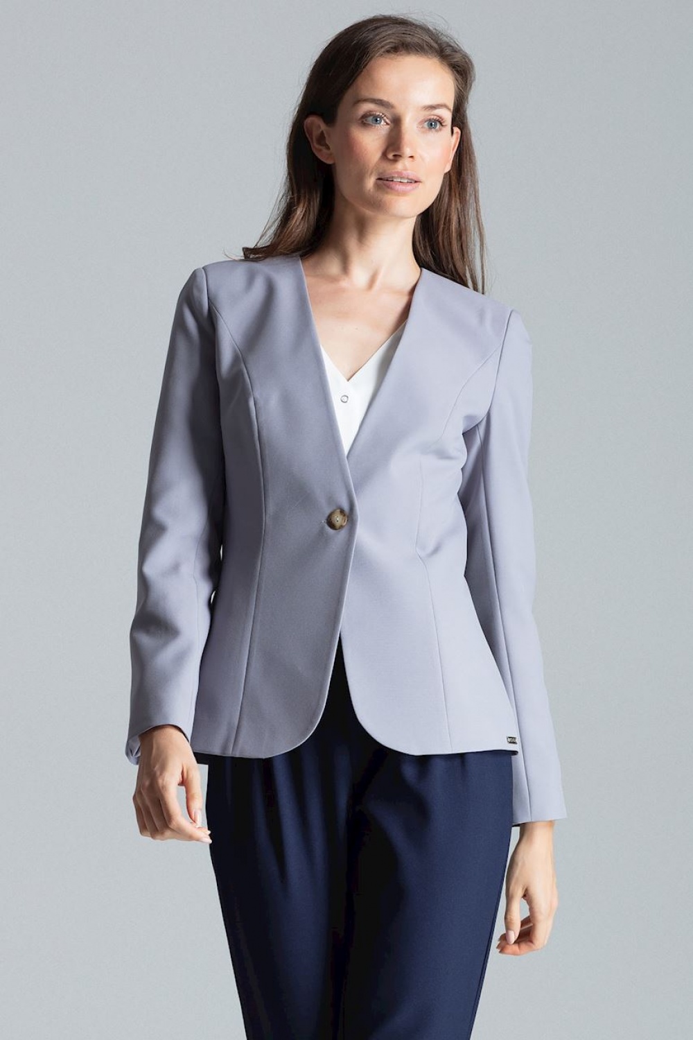 Żakiet Model M678 Grey - Figl135772 - Szary