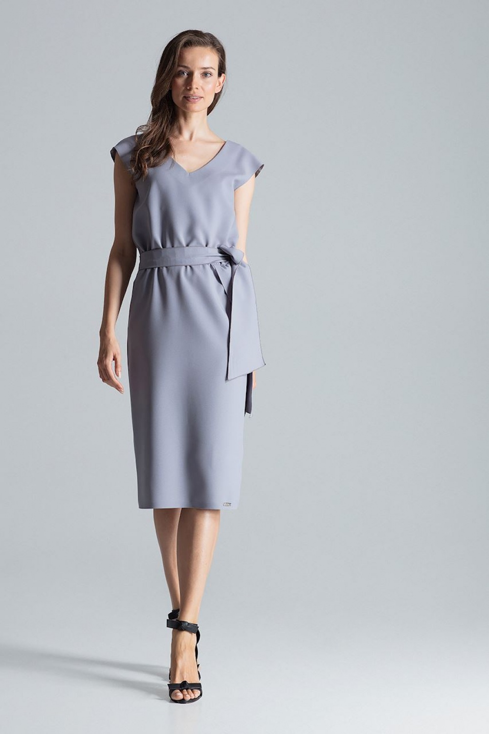 Sukienka Model M674 Grey - Figl135794 - Szary