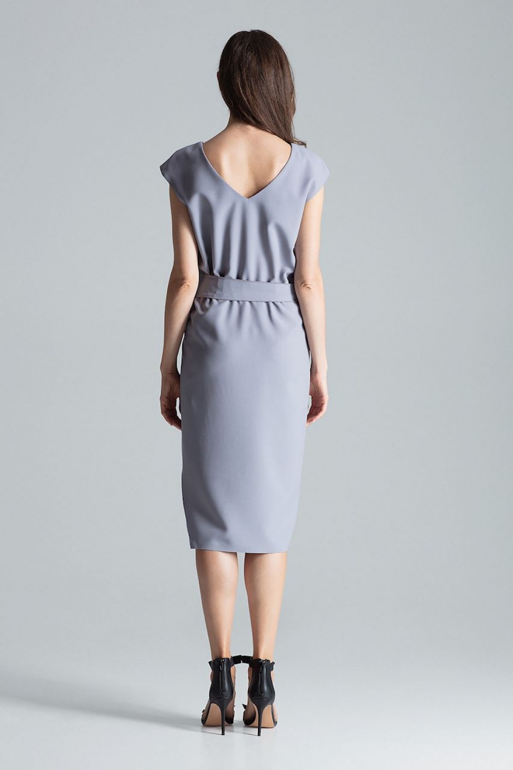 Sukienka Model M674 Grey - Figl135794 - Szary - obrazek 3