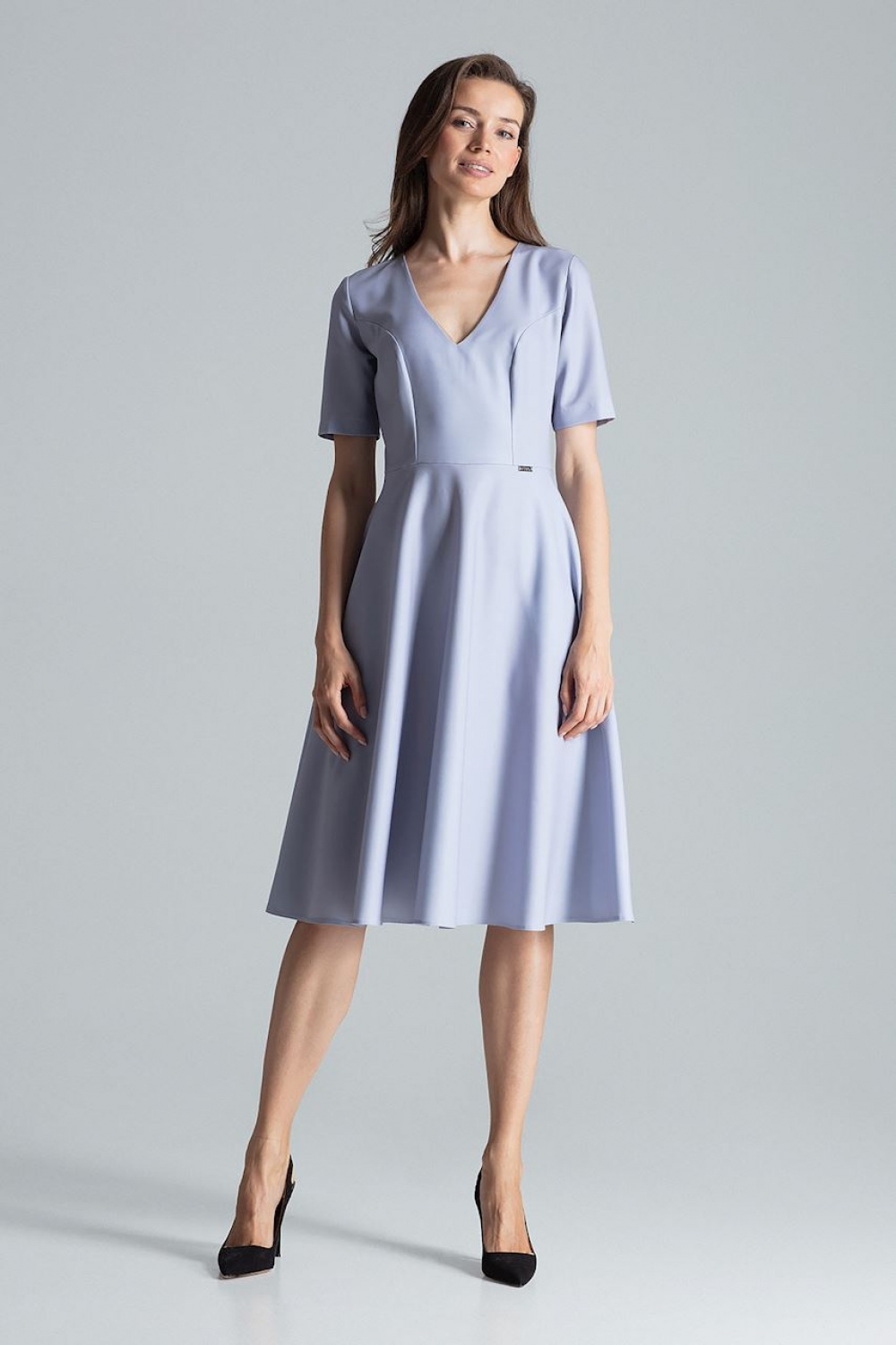 Sukienka Model M673 Grey - Figl135798 - Szary - obrazek 2
