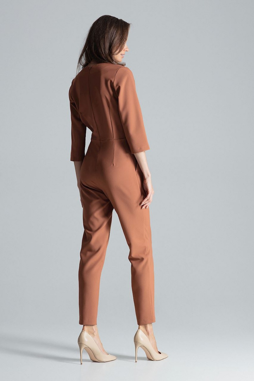 Kombinezon Damski Model M672 Brown - Figl135805 - Brązowy - obrazek 3