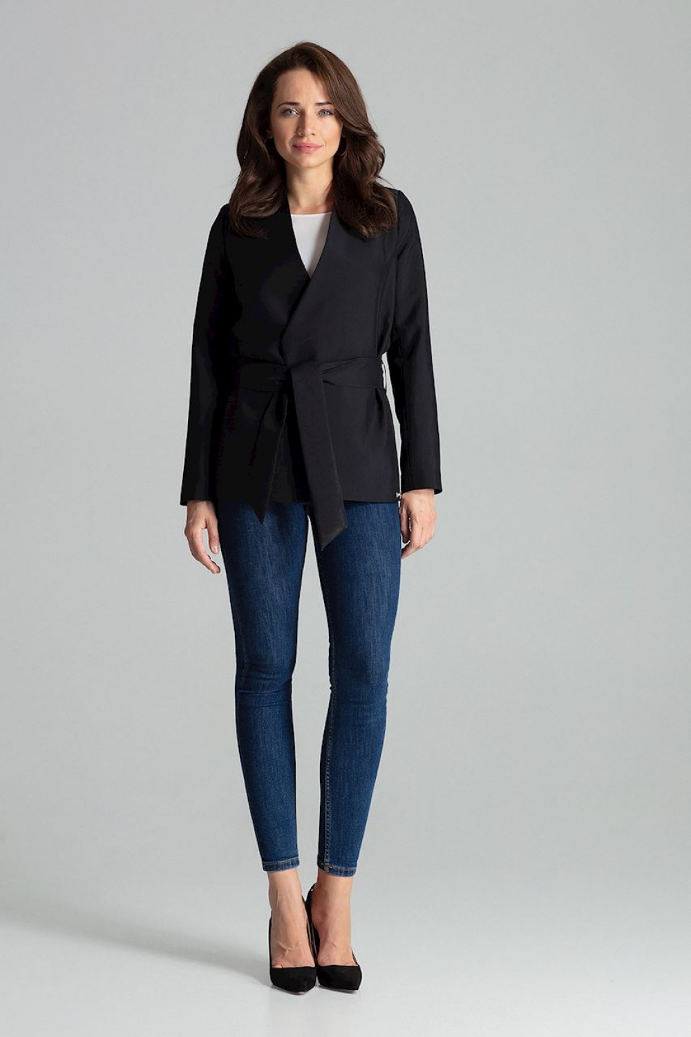 Żakiet Model L061 Black - Lenitif135862 - Czarny - obrazek 2