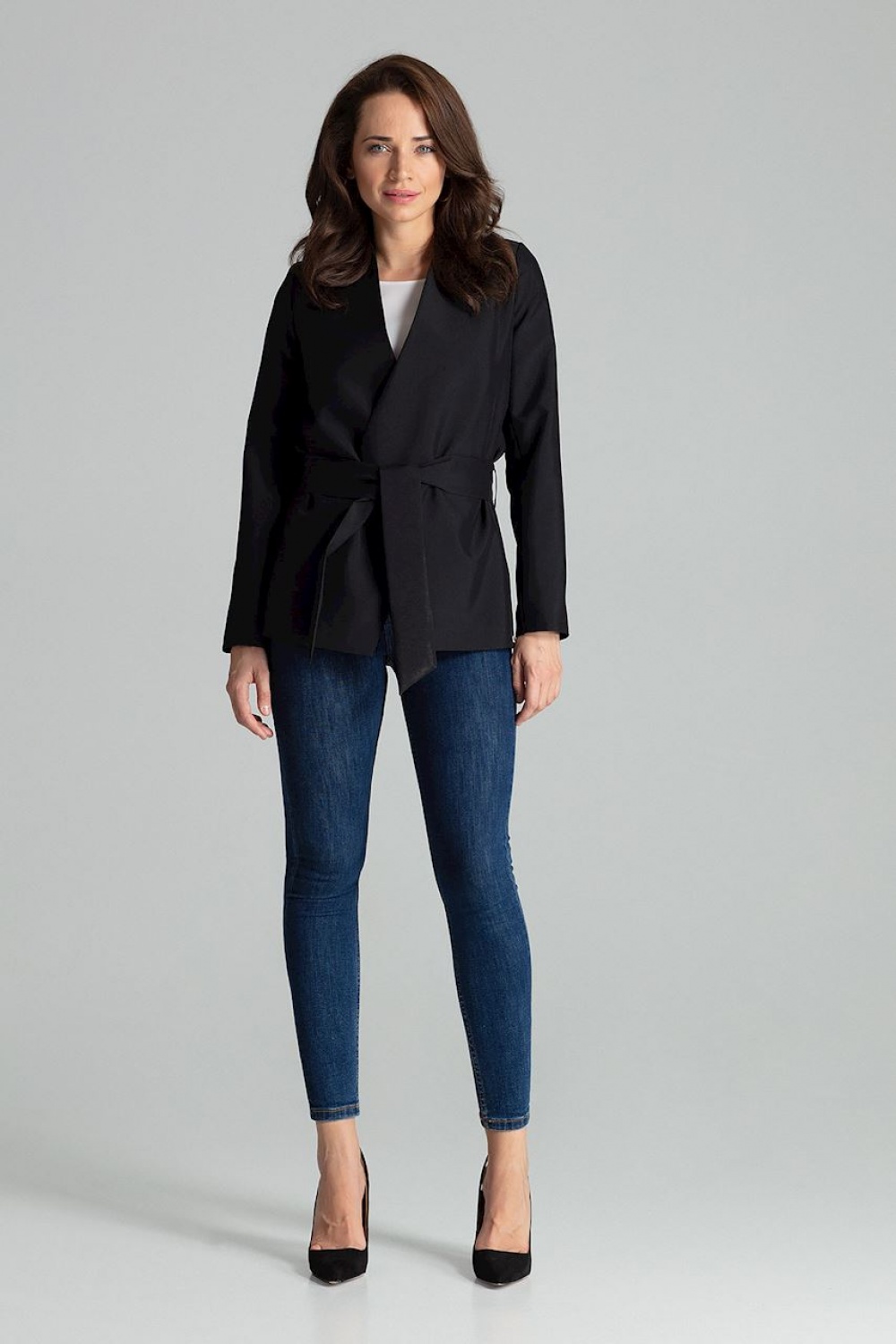 Żakiet Model L061 Black - Lenitif135862 - Czarny - obrazek 4