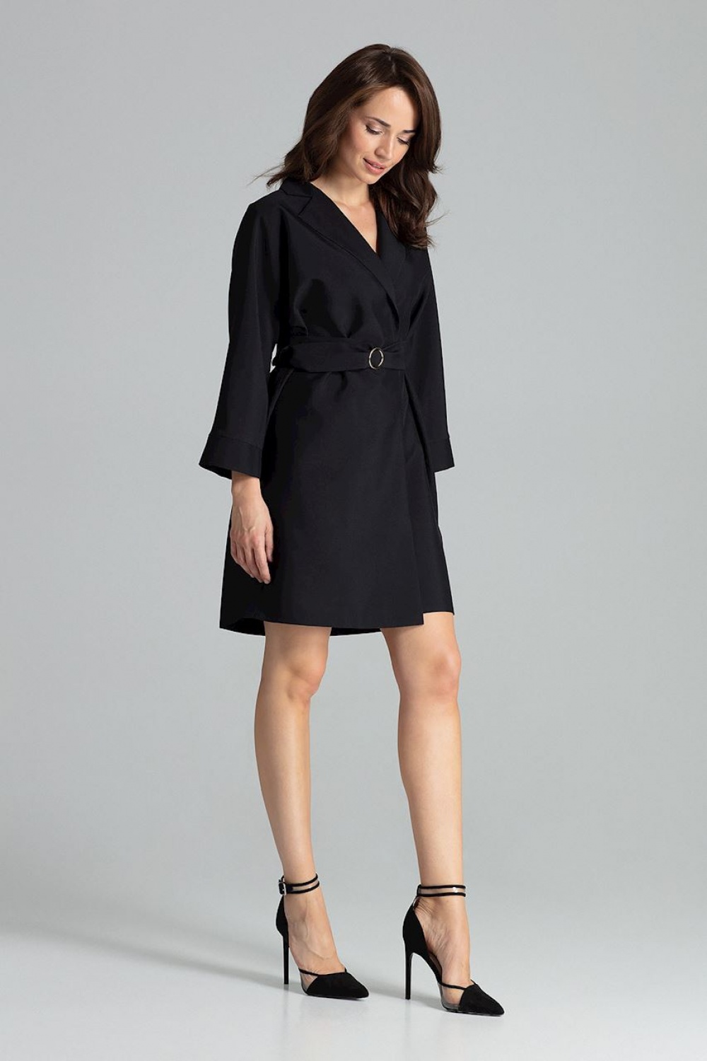 Sukienka Model L058 Black - Lenitif135877 - Czarny - obrazek 2