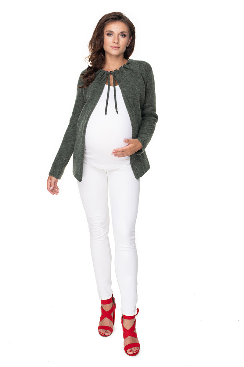 Kardigan Model 30074 Khaki - PeeKaBoo135984 - Zielony - obrazek 2
