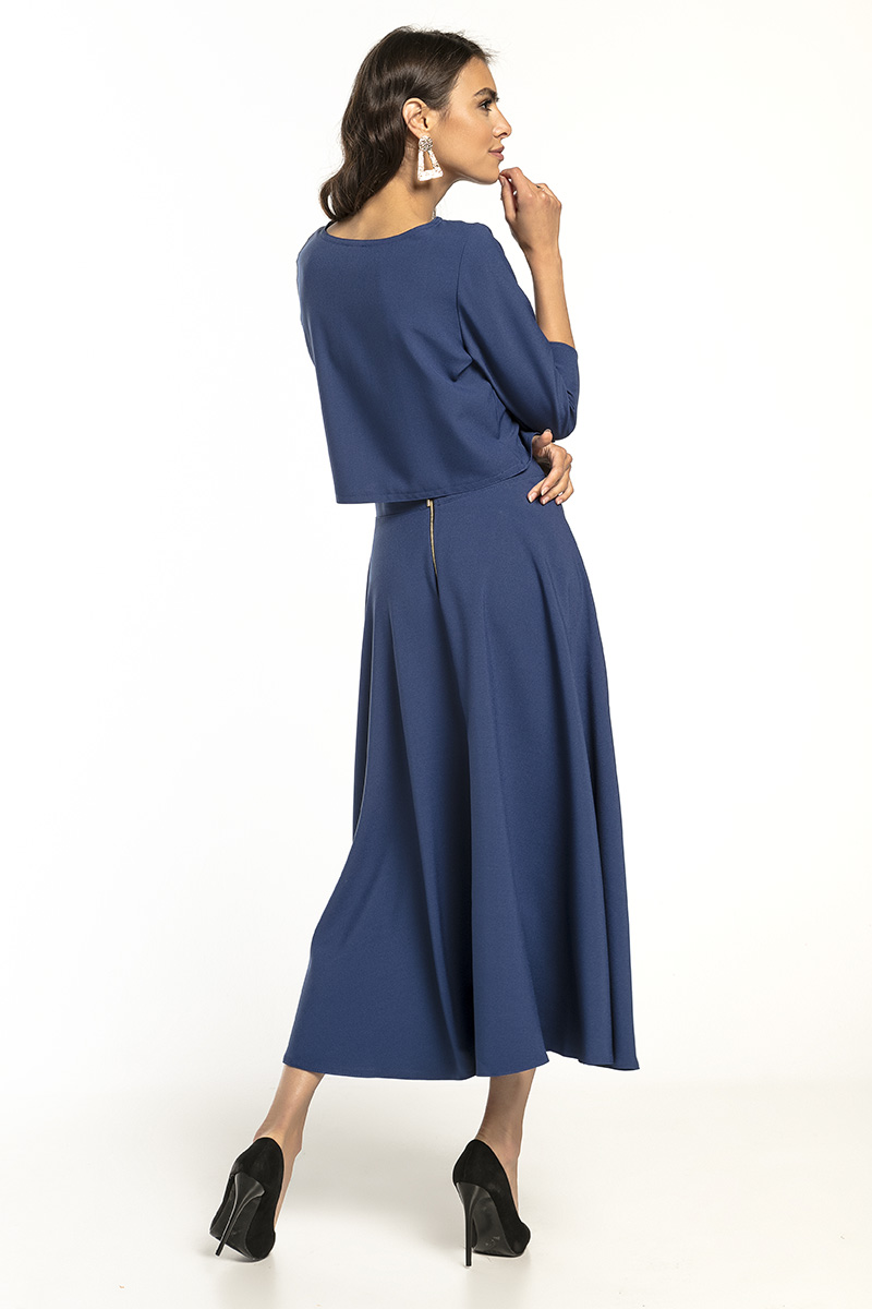 Bluzka Model T286/4 Navy - Tessita136269 - Granatowy - obrazek 2