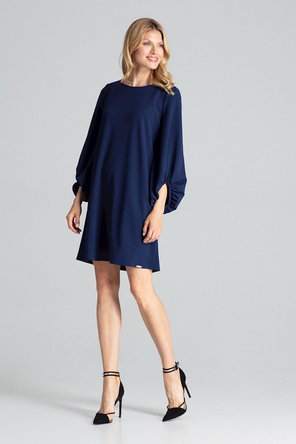 Sukienka Model M693 Navy - Figl138270 - Granatowy - obrazek 2