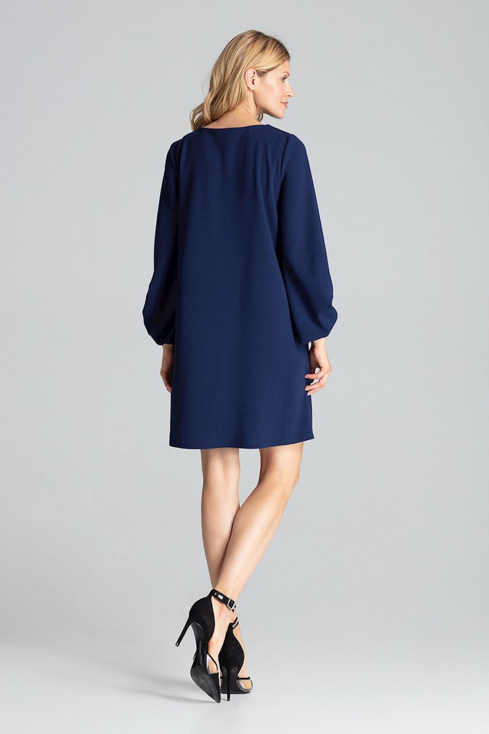 Sukienka Model M693 Navy - Figl138270 - Granatowy - obrazek 3