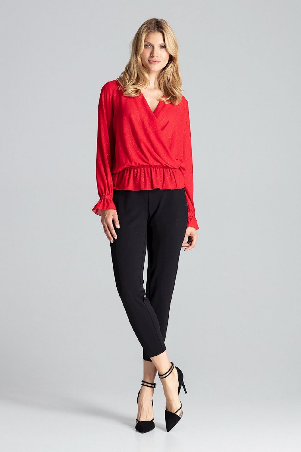 Bluzka Model M690 Red - Figl138279 - Czerwony - obrazek 2