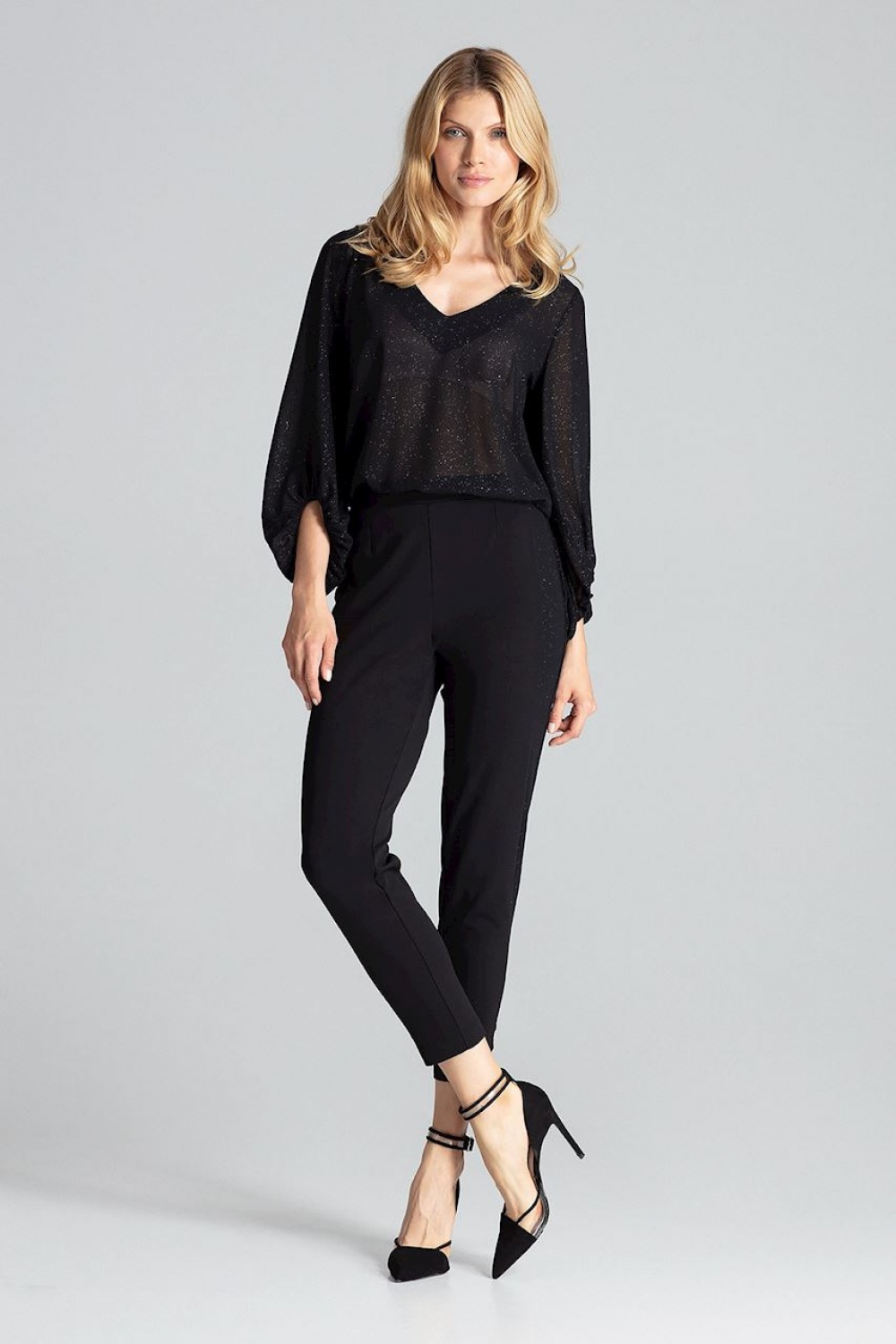 Spodnie Damskie Model M689 Black - Figl138283 - Czarny