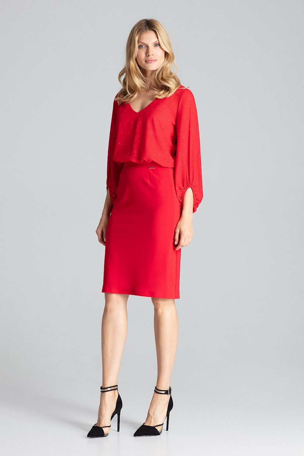 Spódnica Model M688 Red - Figl138286 - Czerwony
