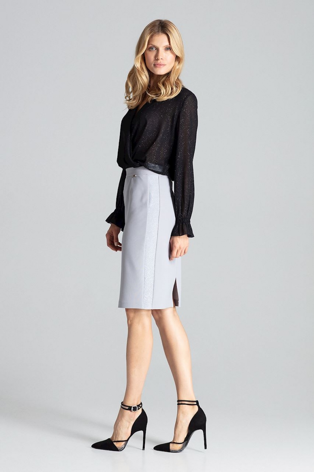 Spódnica Model M688 Grey - Figl138288 - Szary - obrazek 2