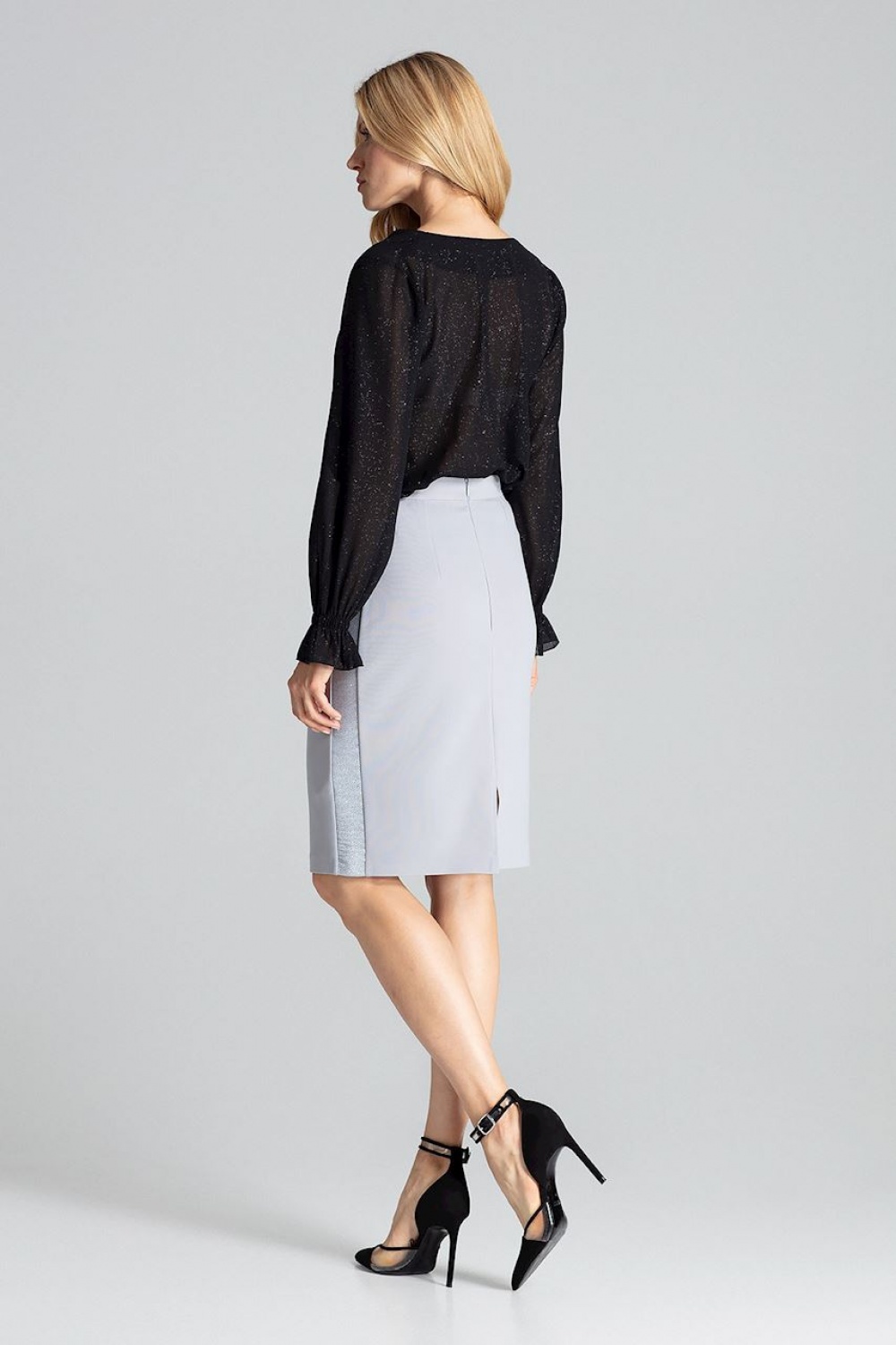 Spódnica Model M688 Grey - Figl138288 - Szary - obrazek 3