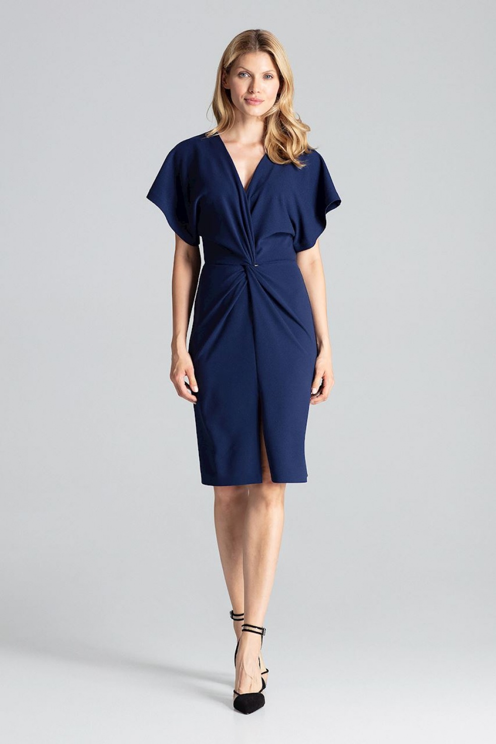 Sukienka Model M687 Navy - Figl138293 - Granatowy