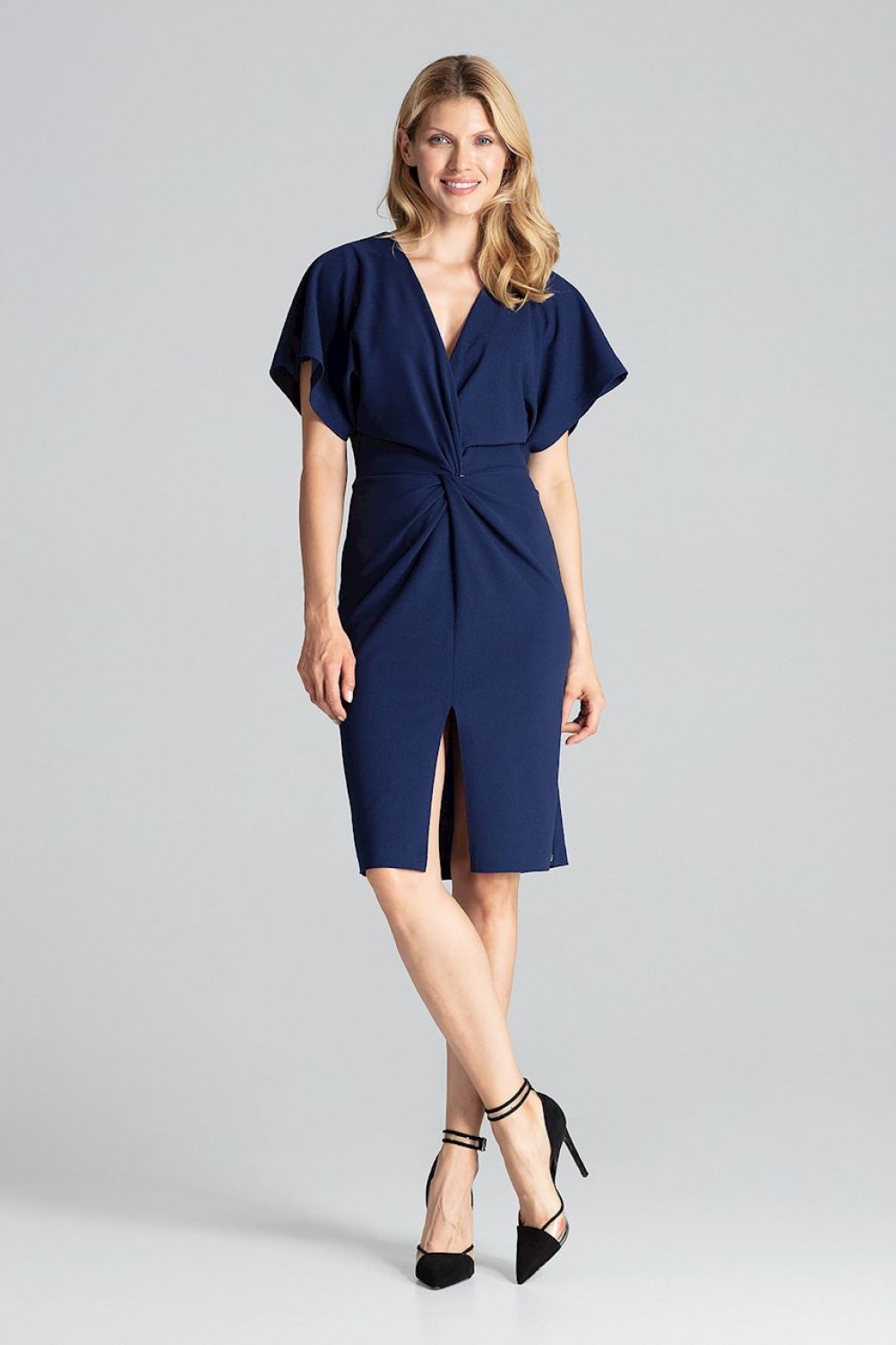 Sukienka Model M687 Navy - Figl138293 - Granatowy - obrazek 4