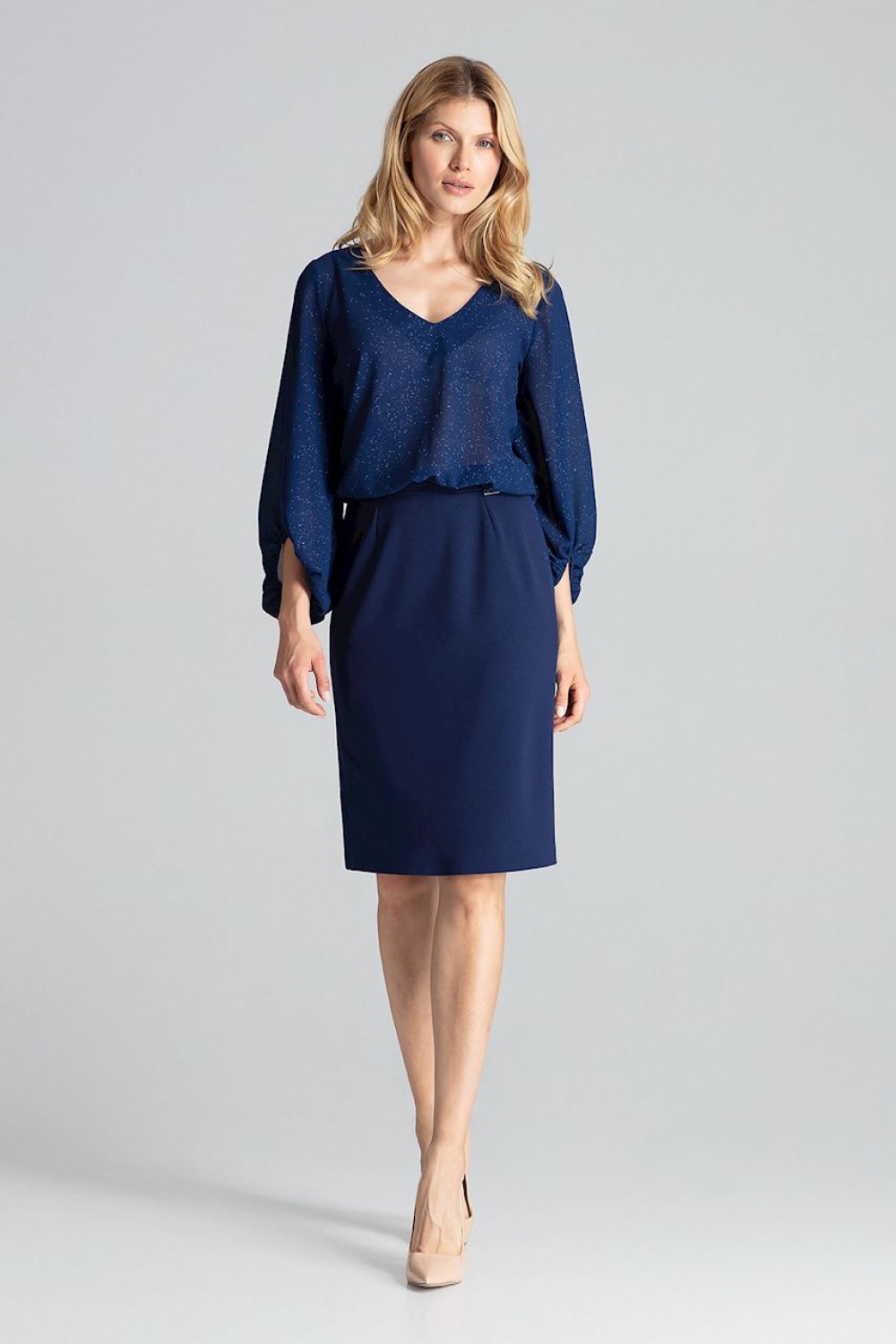 Body Model M686 Navy - Figl138297 - Granatowy - obrazek 4
