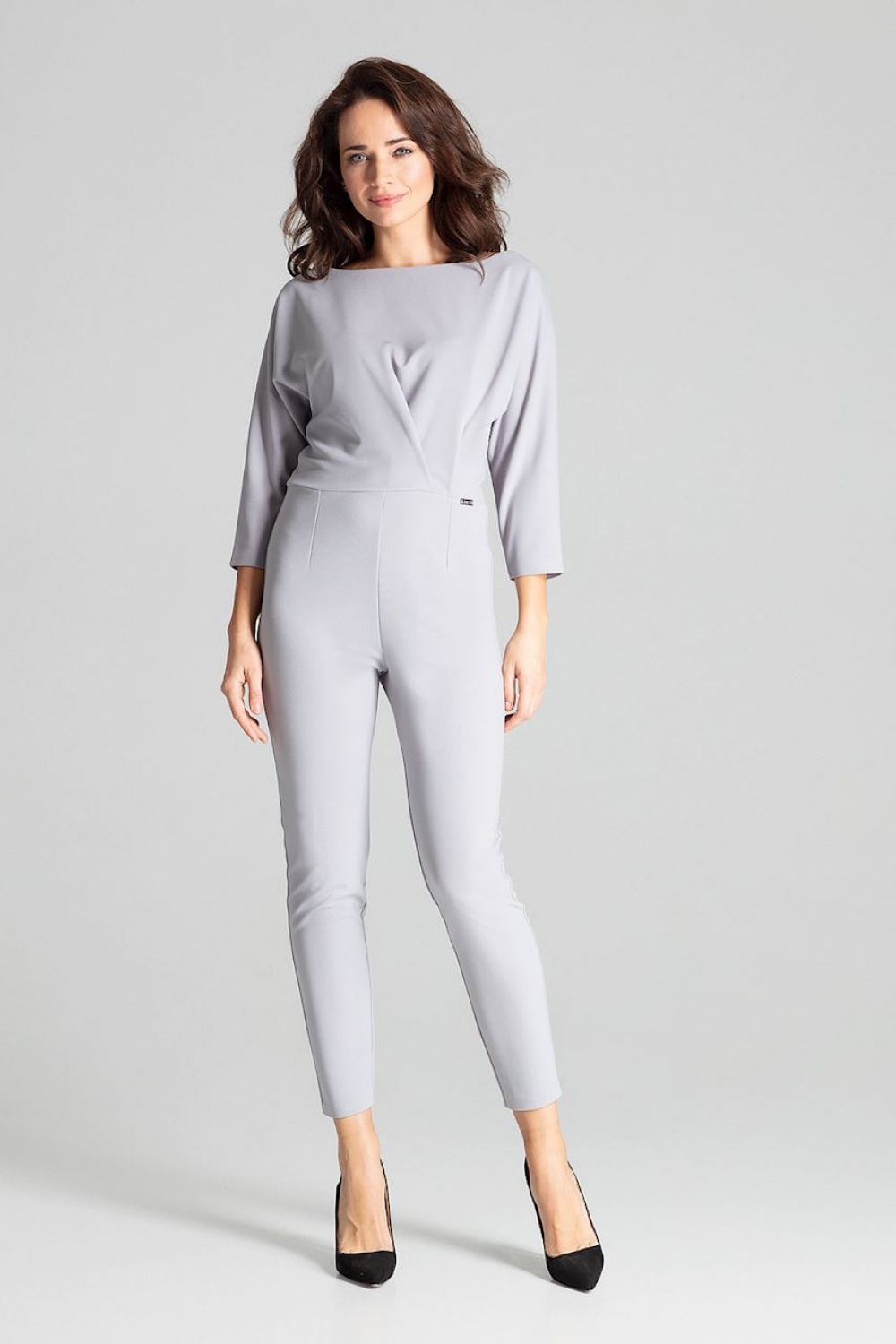 Kombinezon Damski Model L066 Grey - Lenitif139357 - Szary - obrazek 2