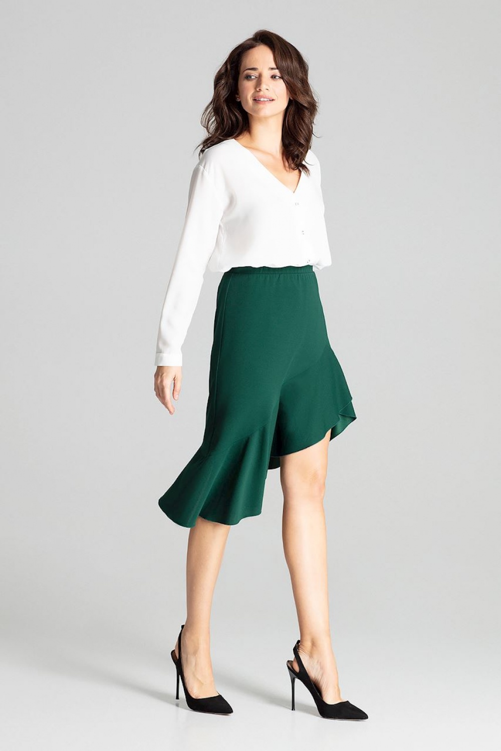 Spódnica Model L065 Green - Lenitif139365 - Zielony - obrazek 4