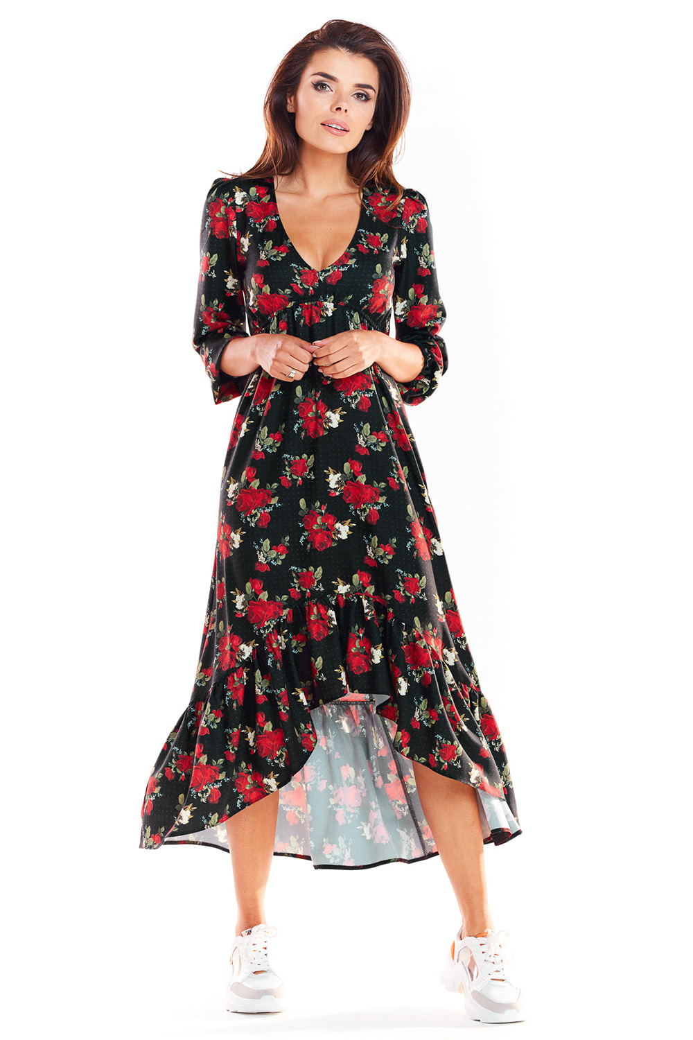 Sukienka Model A322 Black Wzór - awama139523 - Czarny