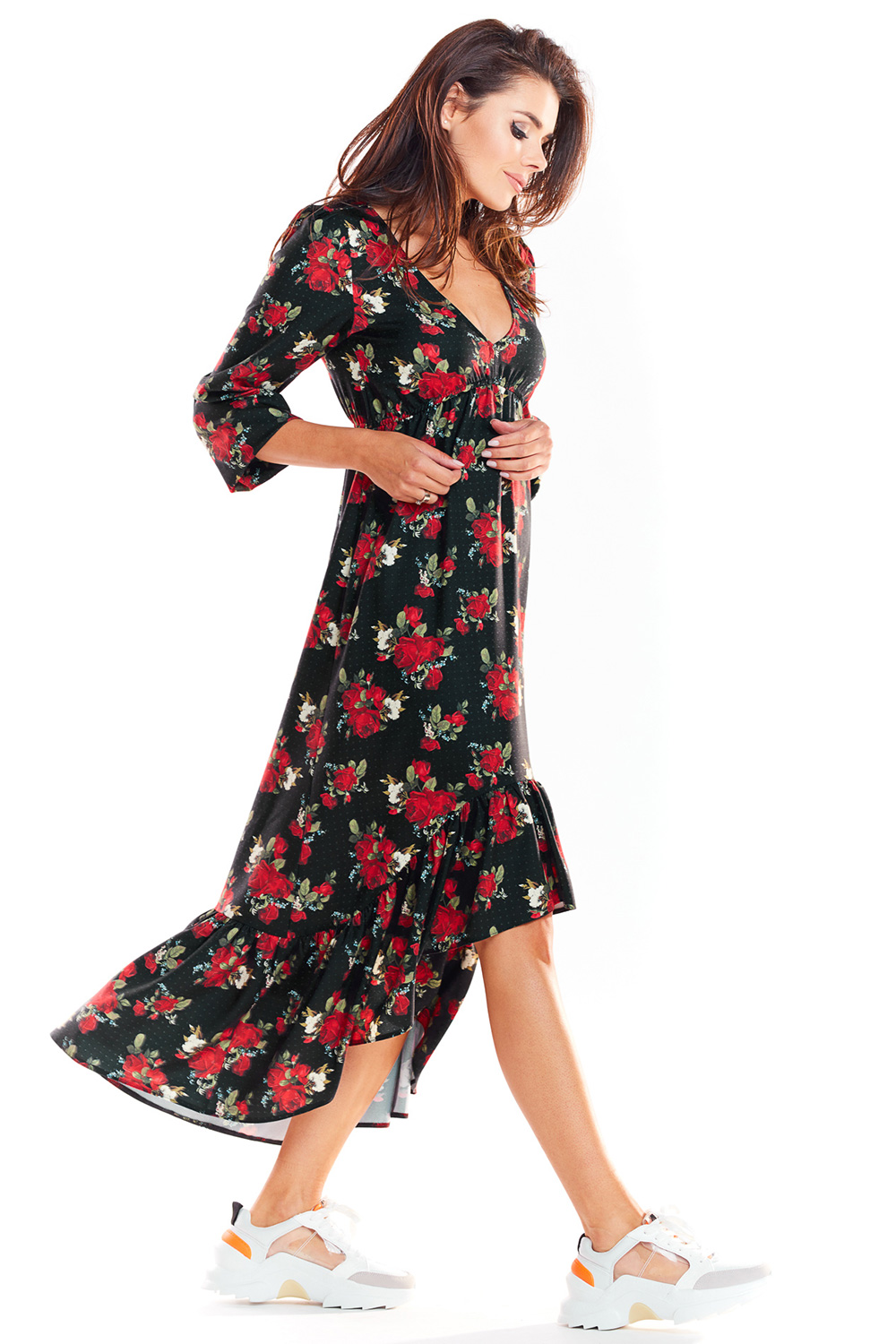 Sukienka Model A322 Black Wzór - awama139523 - Czarny - obrazek 2