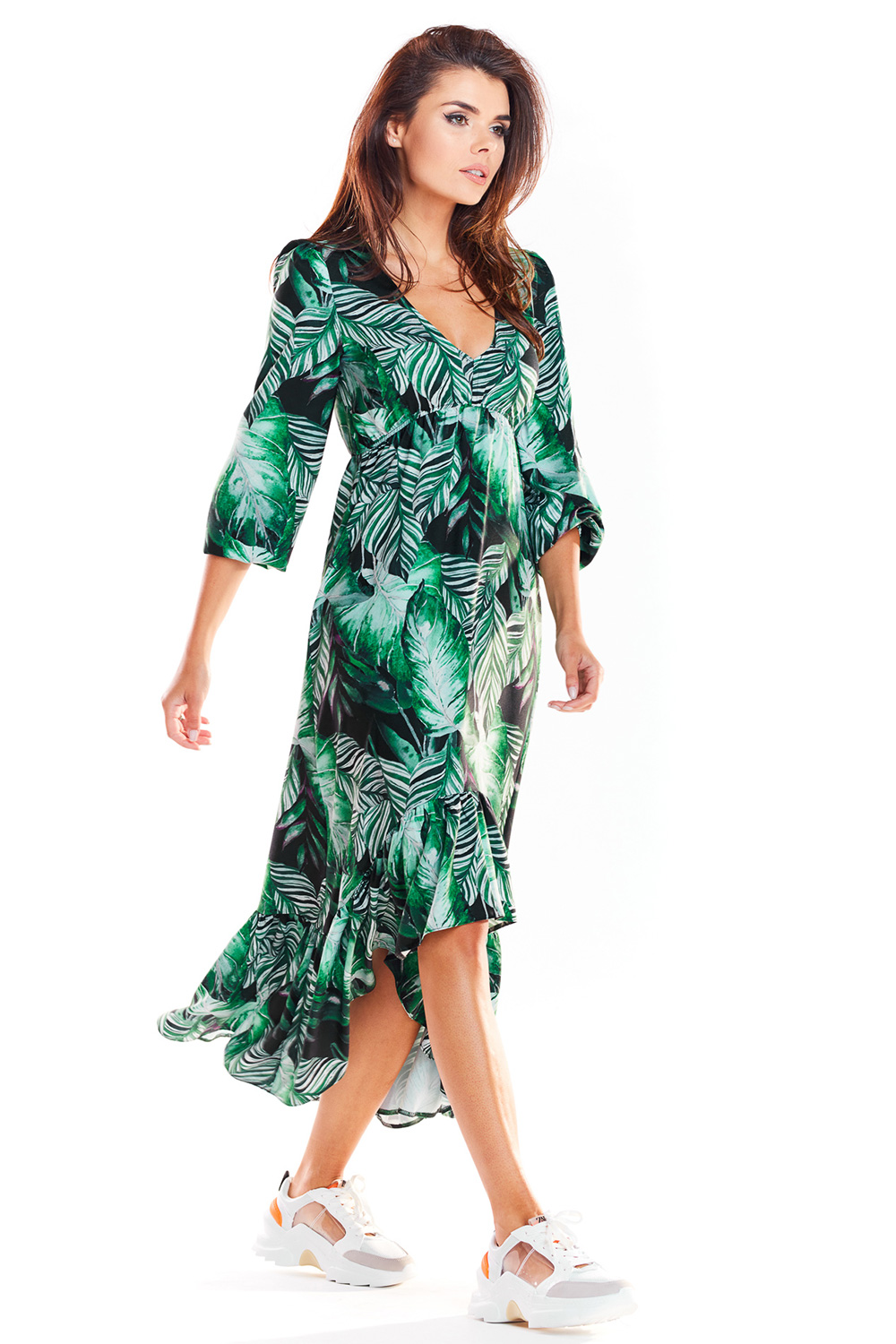 Sukienka Model A322 Green Wzór - awama139524 - Zielony - obrazek 2