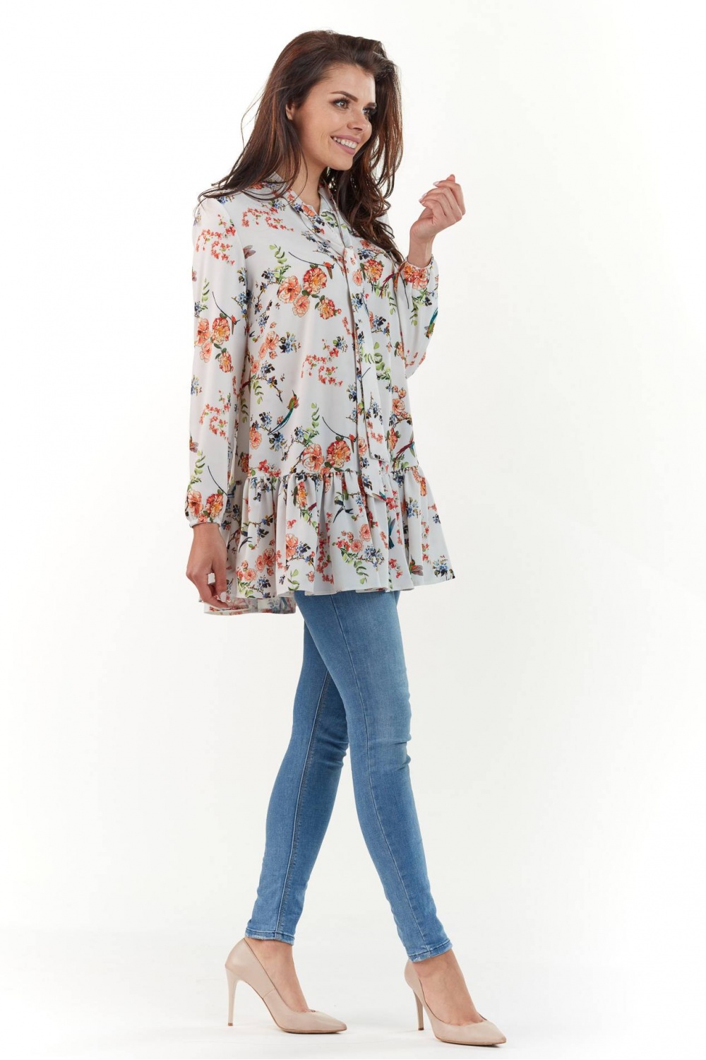 Bluzka Model M165 Ecru - Infinite You140055 - Beżowy - obrazek 2