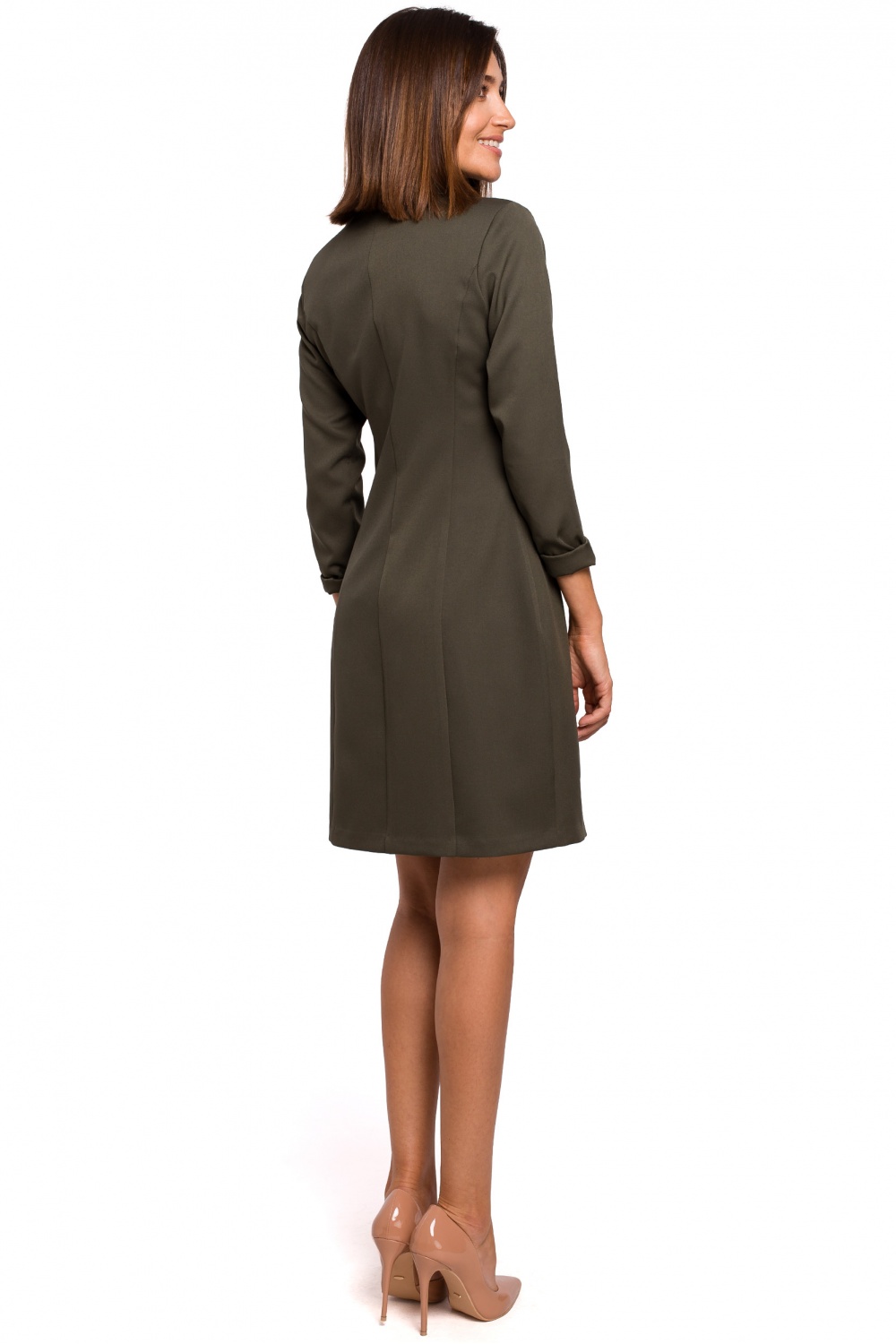 Sukienka Model S217 Khaki - Stylove141951 - Zielony - obrazek 2