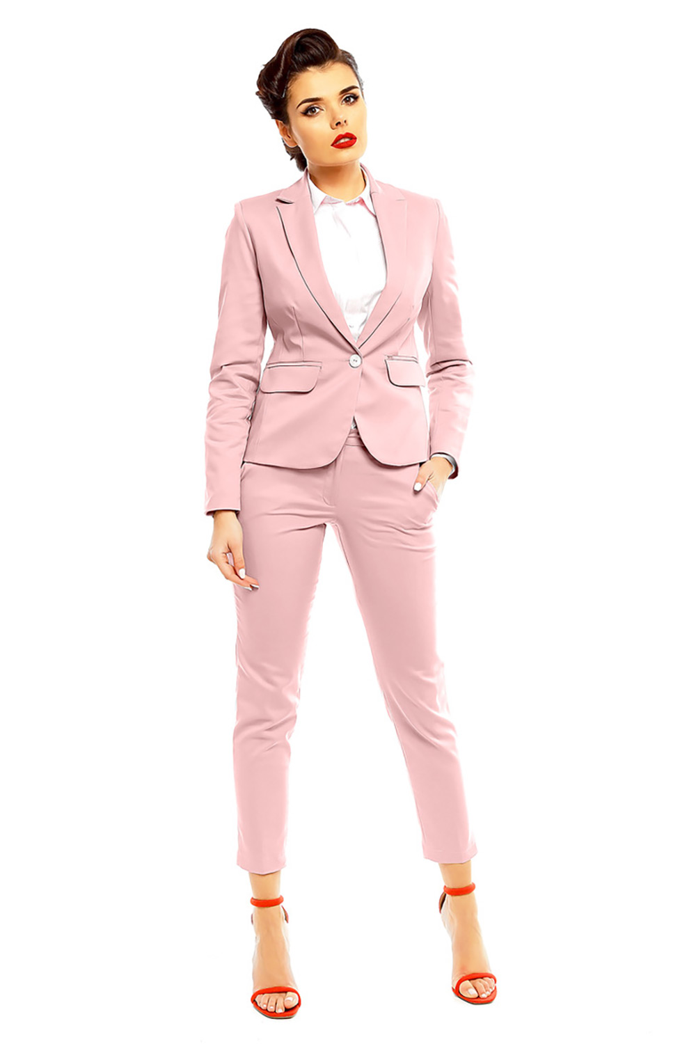 Spodnie Damskie Model 08 Dirty Pink - Cabba142417 - Różowy