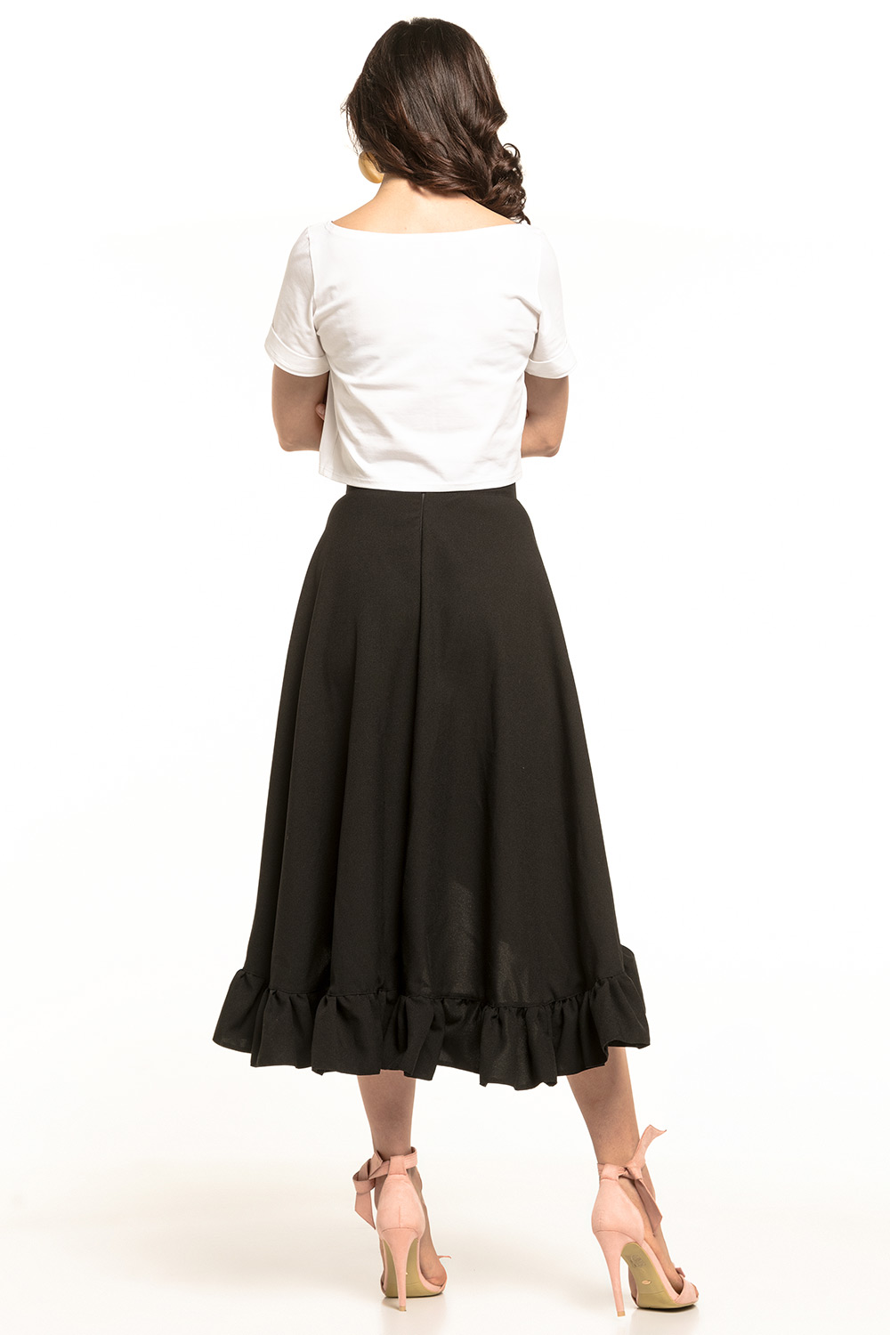 Spódnica Model T319/1 Black - Tessita143197 - Czarny - obrazek 2