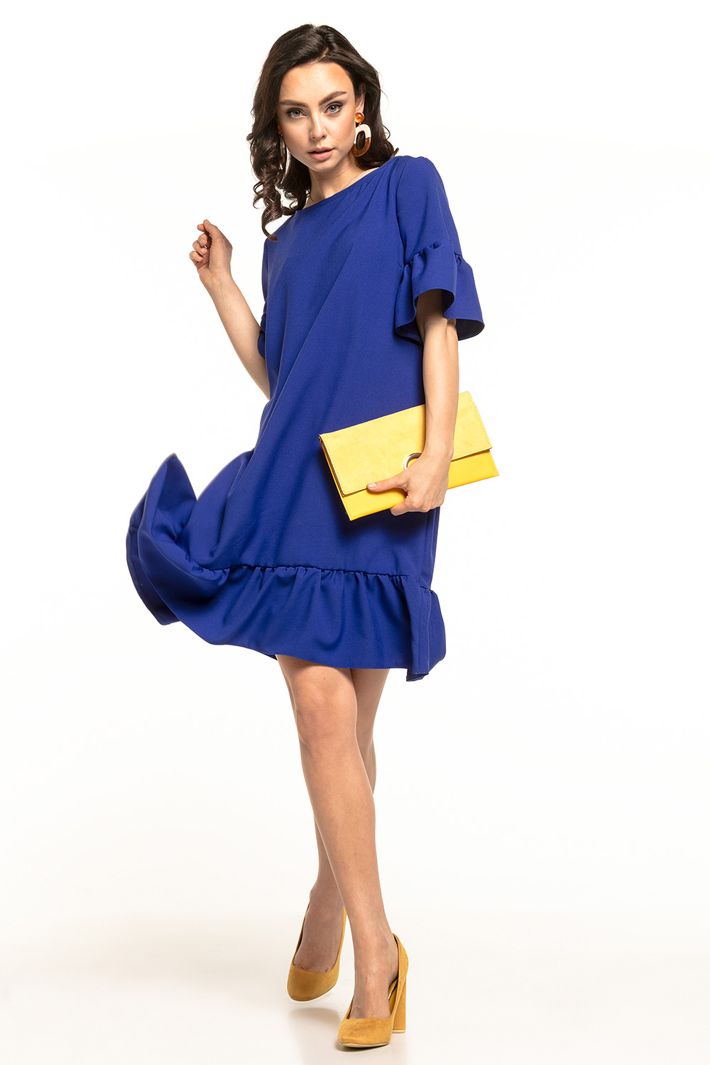 Sukienka Model T315/4 Navy - Tessita143226 - Granatowy