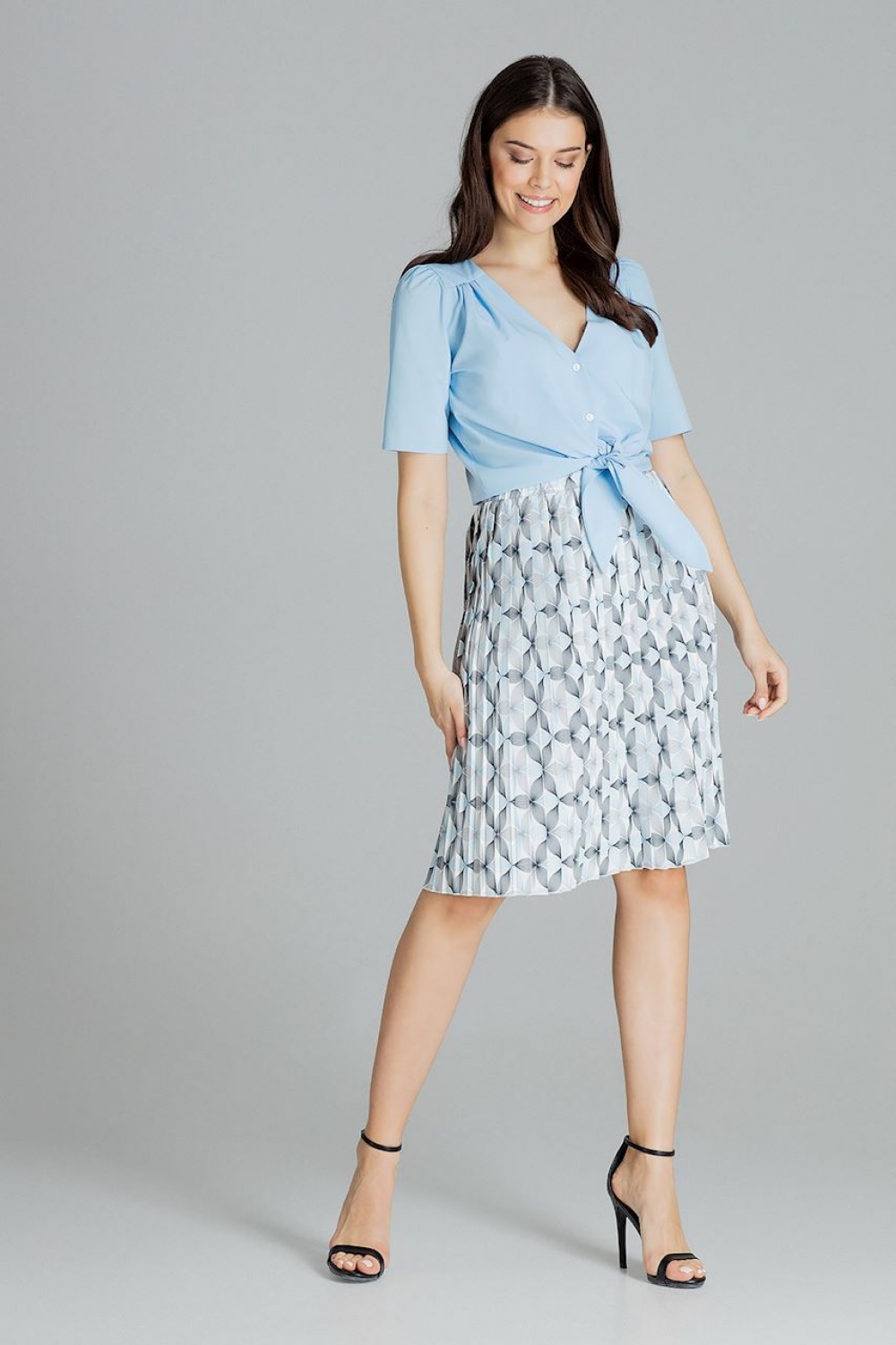 Spódnica Model L078 Wzór 114 - Lenitif143915 - Wielokolorowy