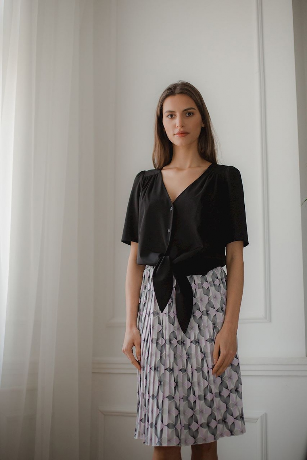 Spódnica Model L078 Wzór 113 - Lenitif143916 - Wielokolorowy
