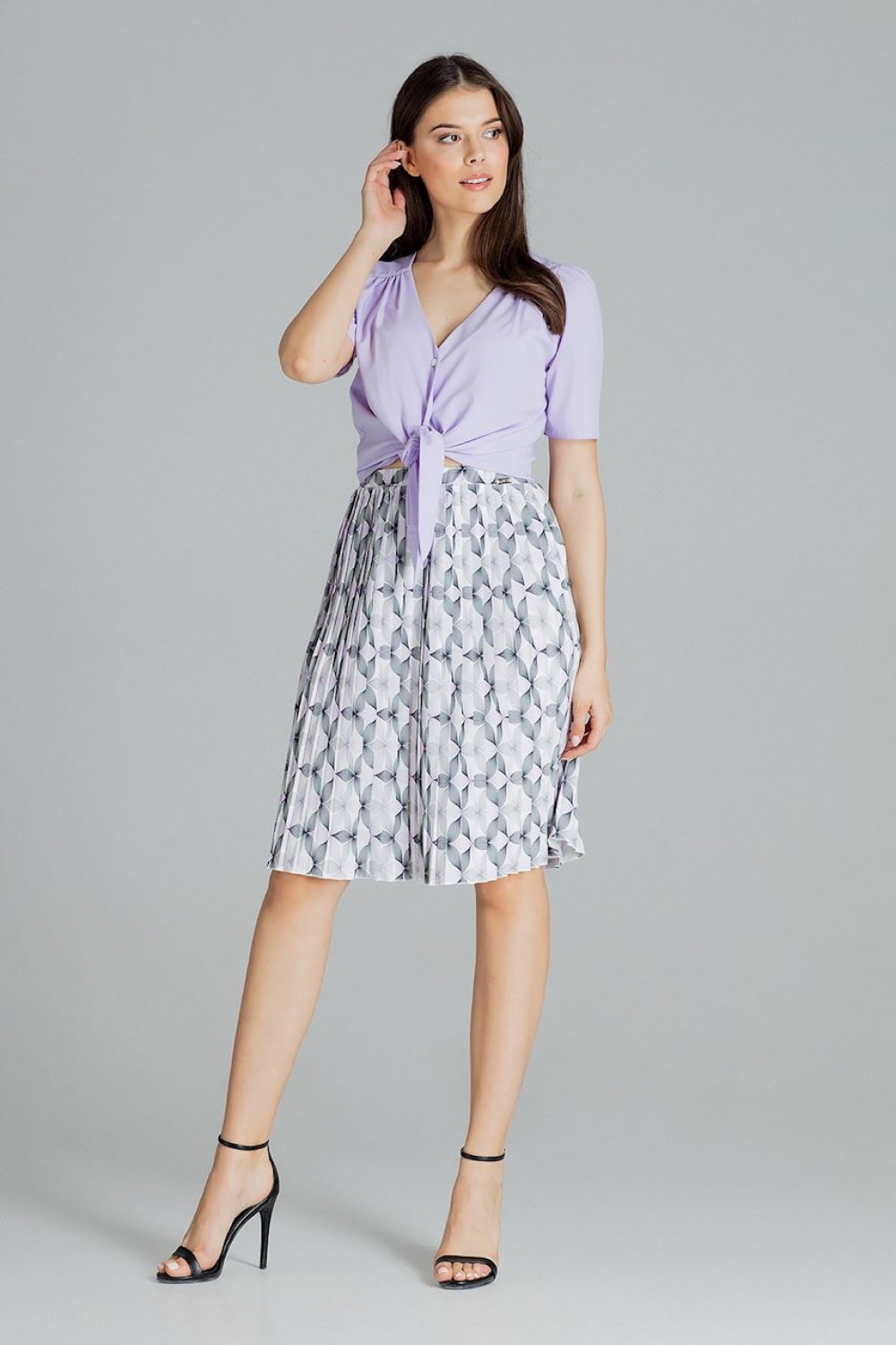 Spódnica Model L078 Wzór 113 - Lenitif143916 - Wielokolorowy - obrazek 4