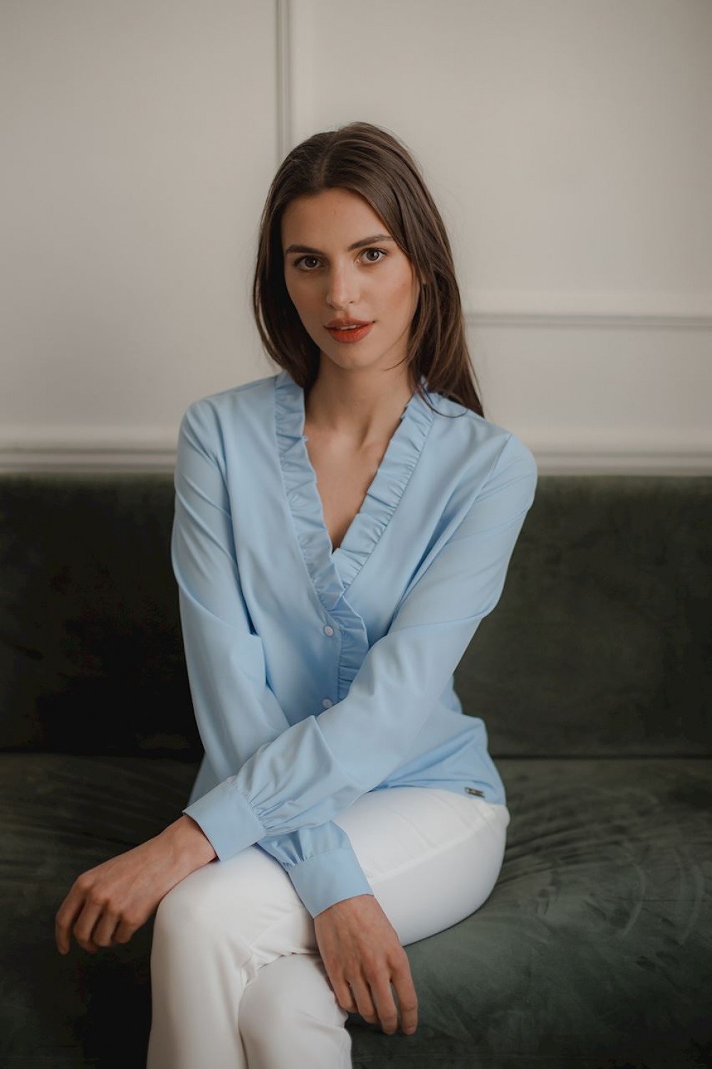 Bluzka Model L077 Blue - Lenitif143922 - Niebieski