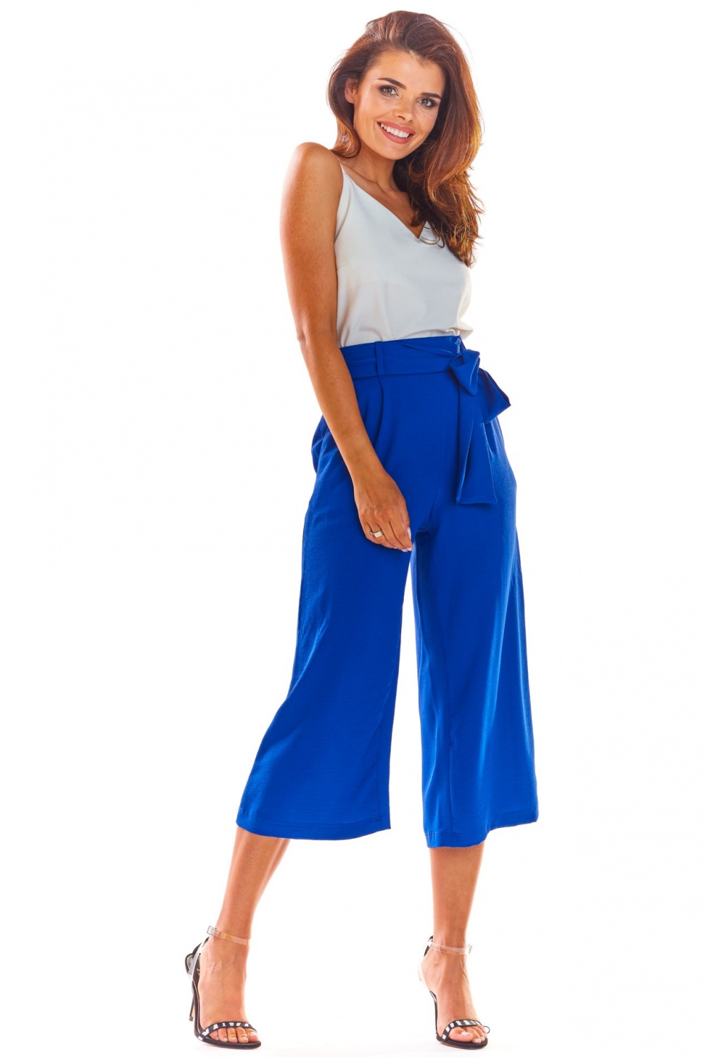 Spodnie Damskie Model A297 Blue - awama144665 - Niebieski