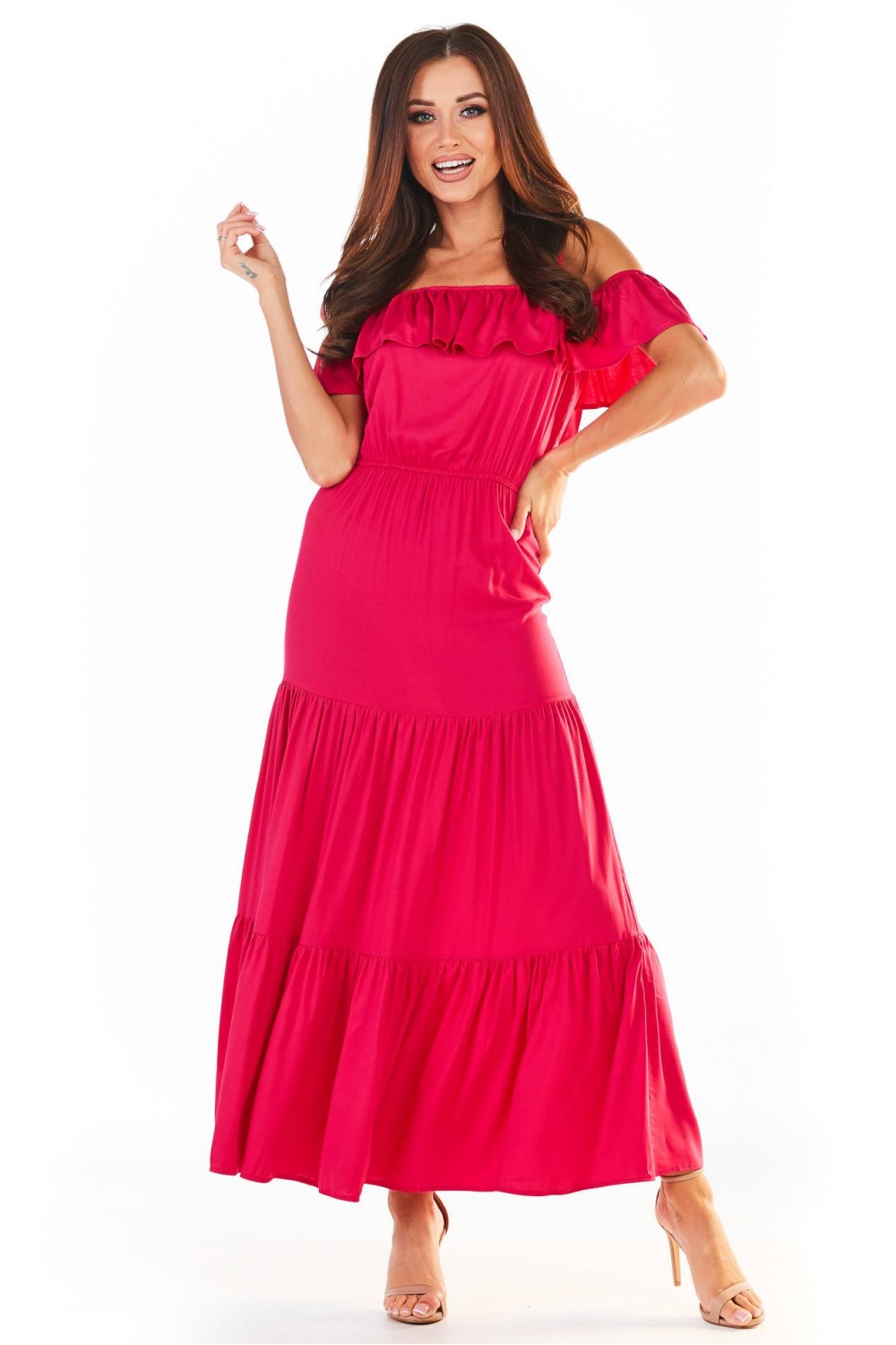 Sukienka Model A358 Pink - awama146431 - Różowy