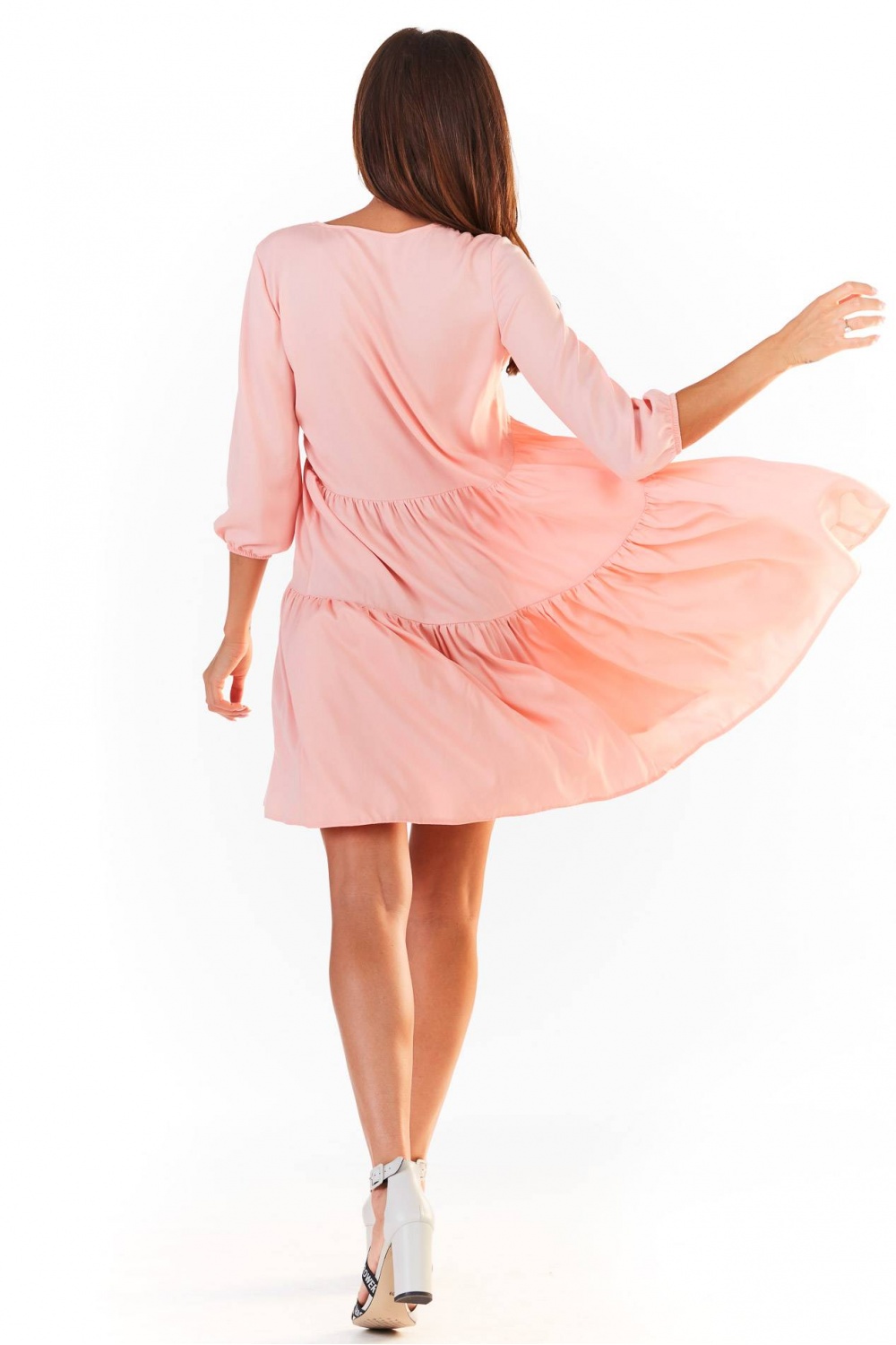 Sukienka Model A359 Powder Pink - awama146521 - Różowy - obrazek 3