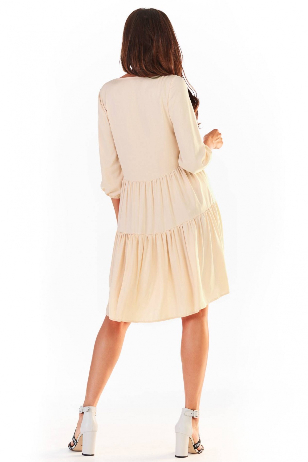 Sukienka Model A359 Beige - awama146522 - Beżowy - obrazek 3