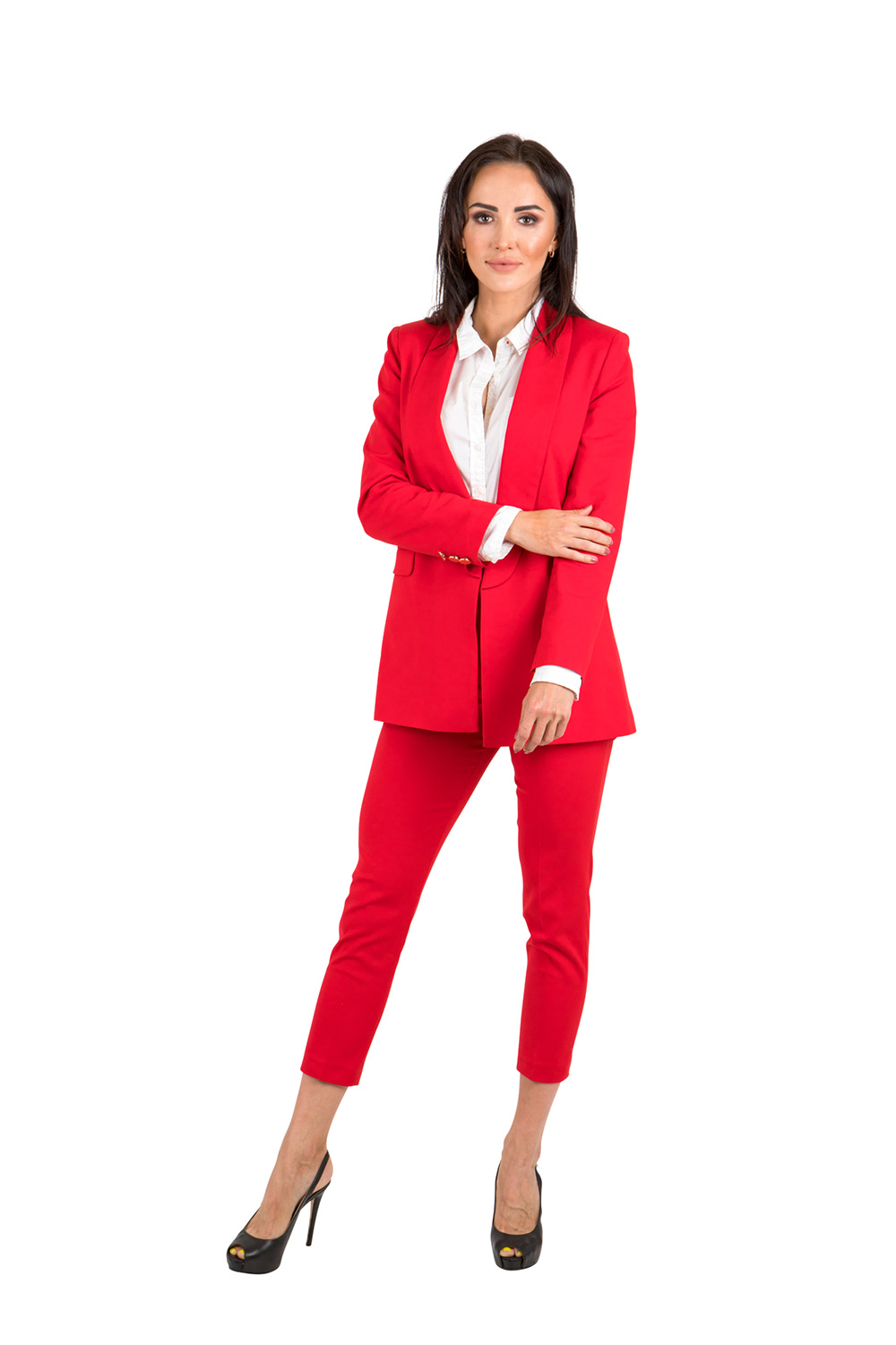 Marynarka Damska Model 09 Red - Cabba146802 - Czerwony
