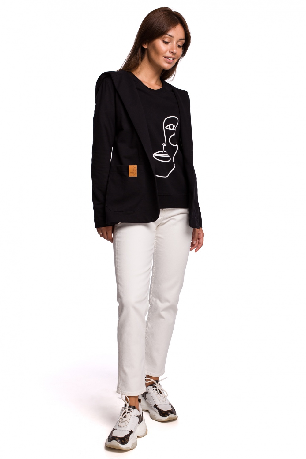 Żakiet Model B180 Black - BeWear147165 - Czarny - obrazek 2