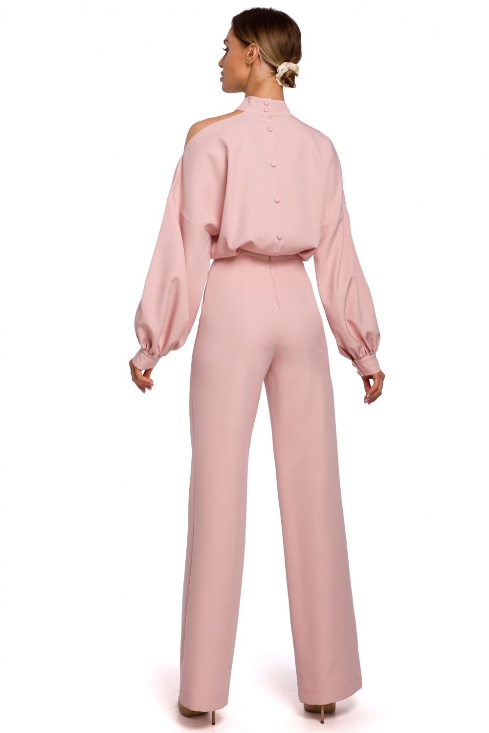 Kombinezon Damski Model MOE528 Powder Pink - Moe147461 - Różowy - obrazek 2