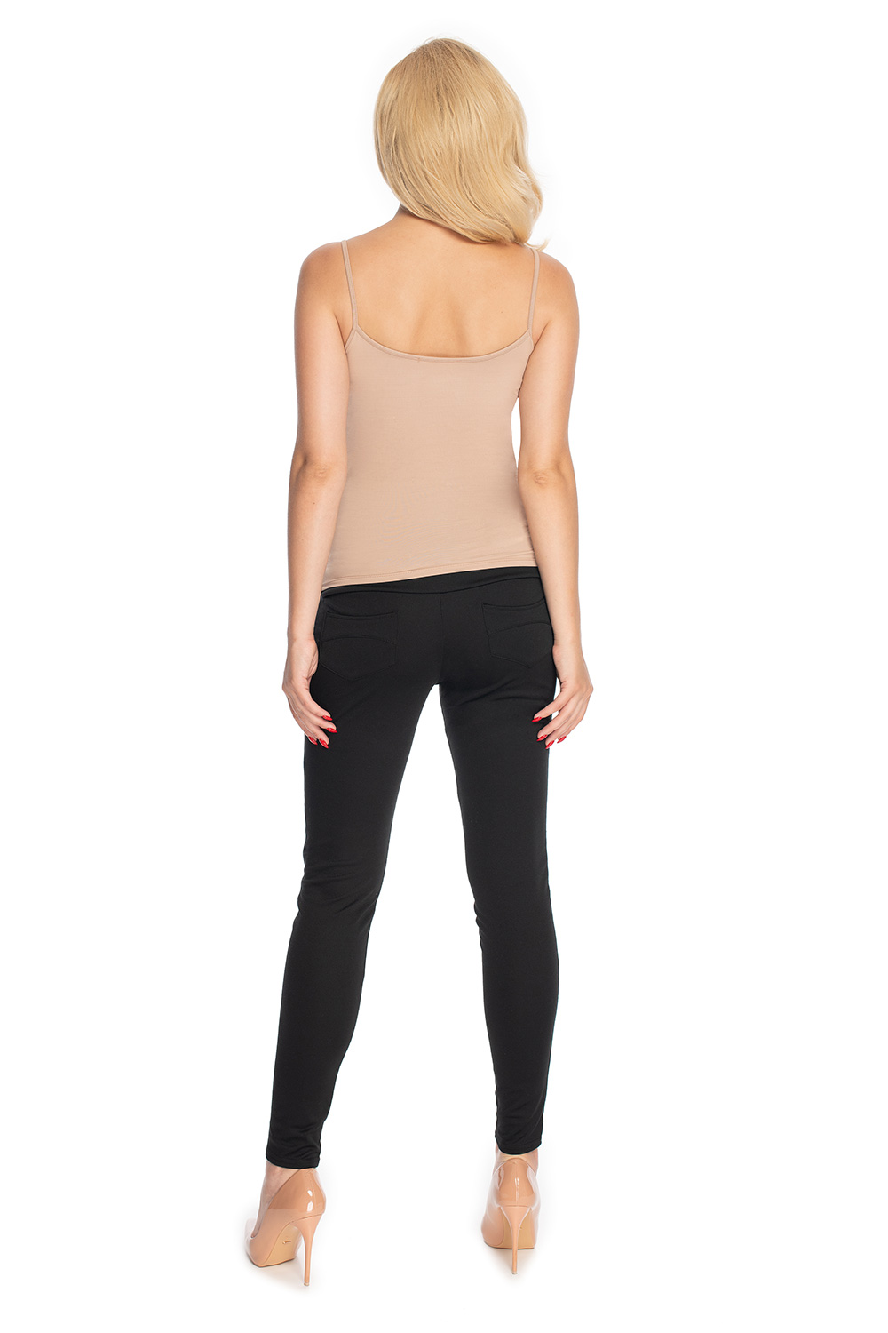 Spodnie Ciążowe Model 0174 Black - PeeKaBoo147526 - Czarny - obrazek 3
