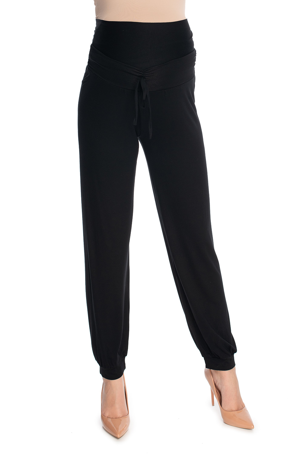 Spodnie Ciążowe Model 0176 Black - PeeKaBoo147530 - Czarny