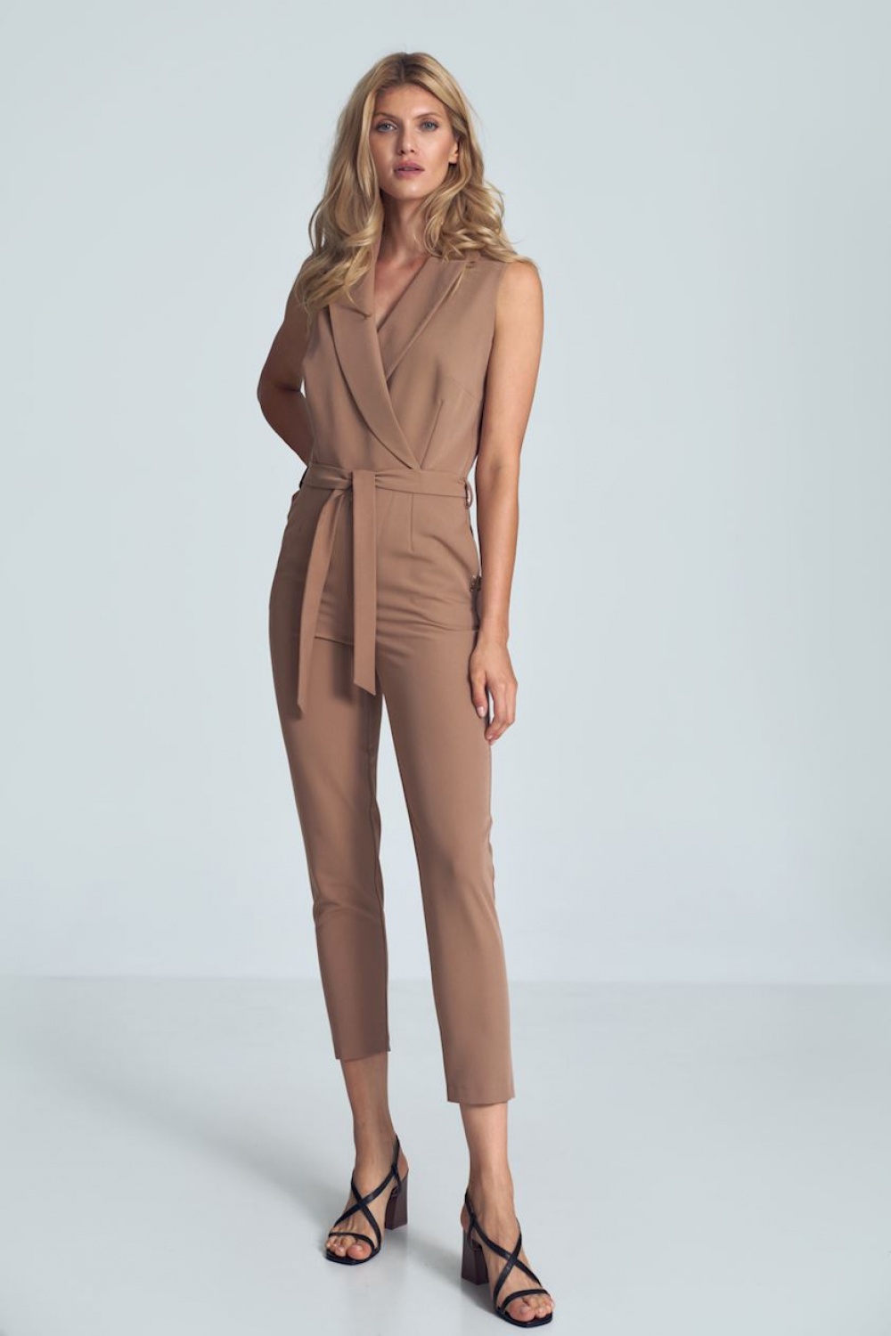 Kombinezon Damski Model M716 Brown - Figl147905 - Brązowy